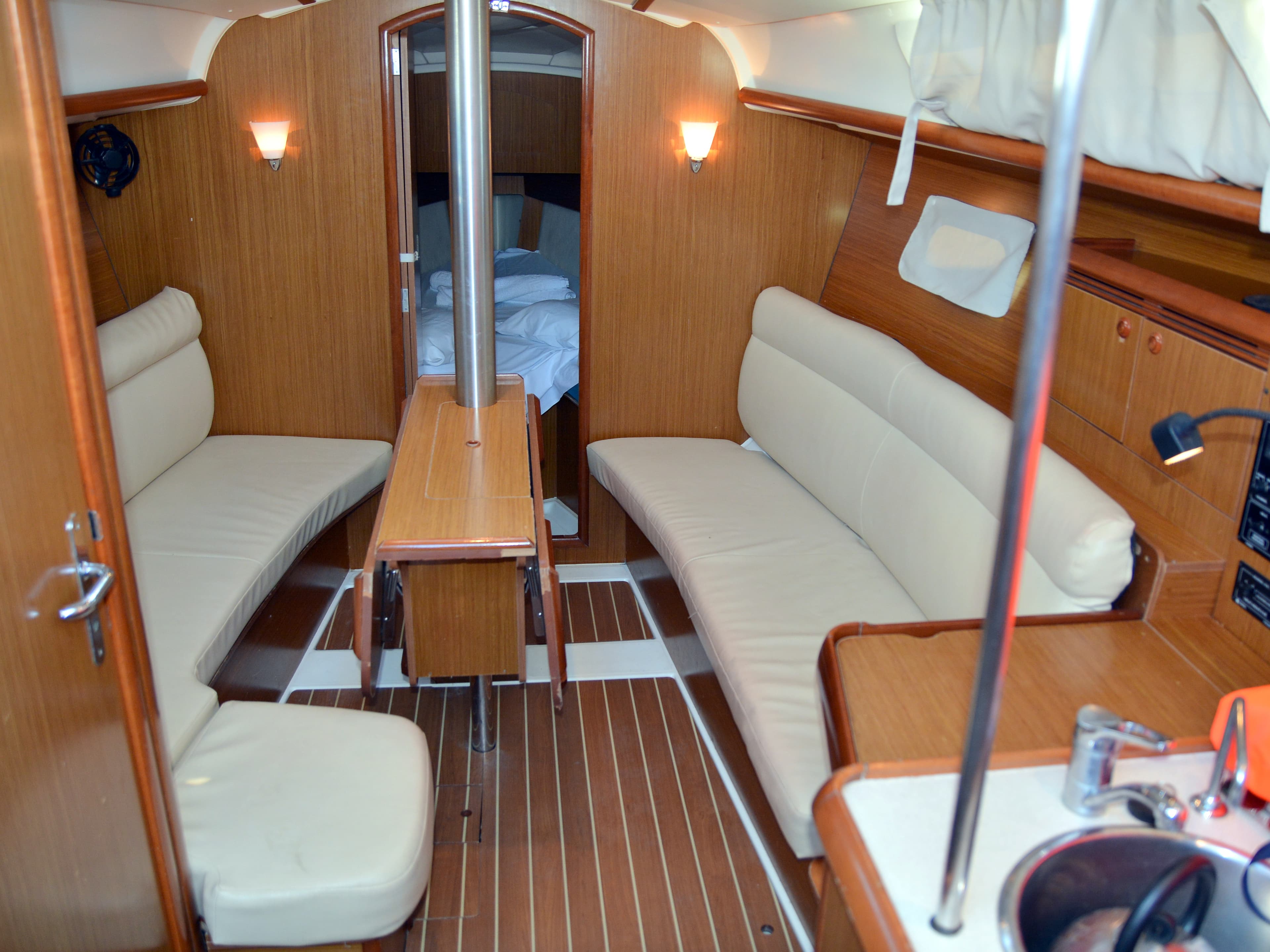 Boat interior