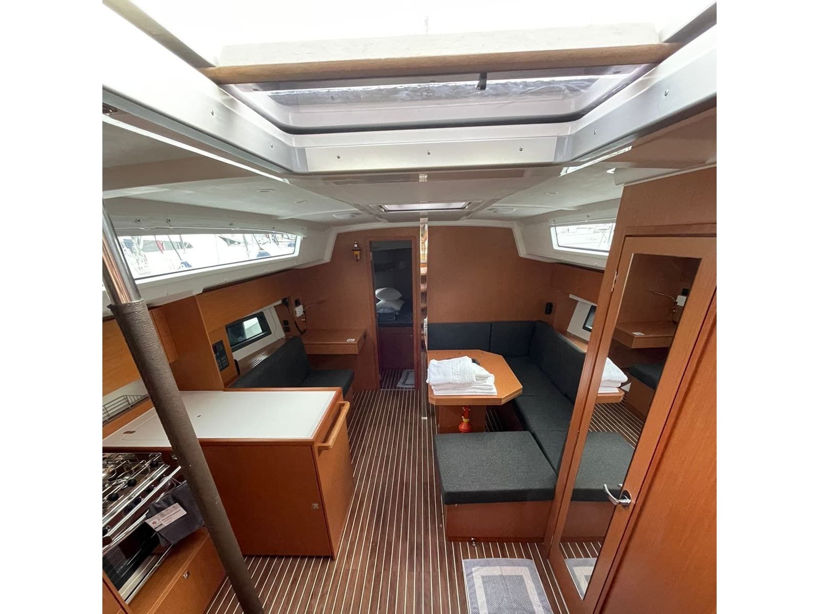 Boat interior