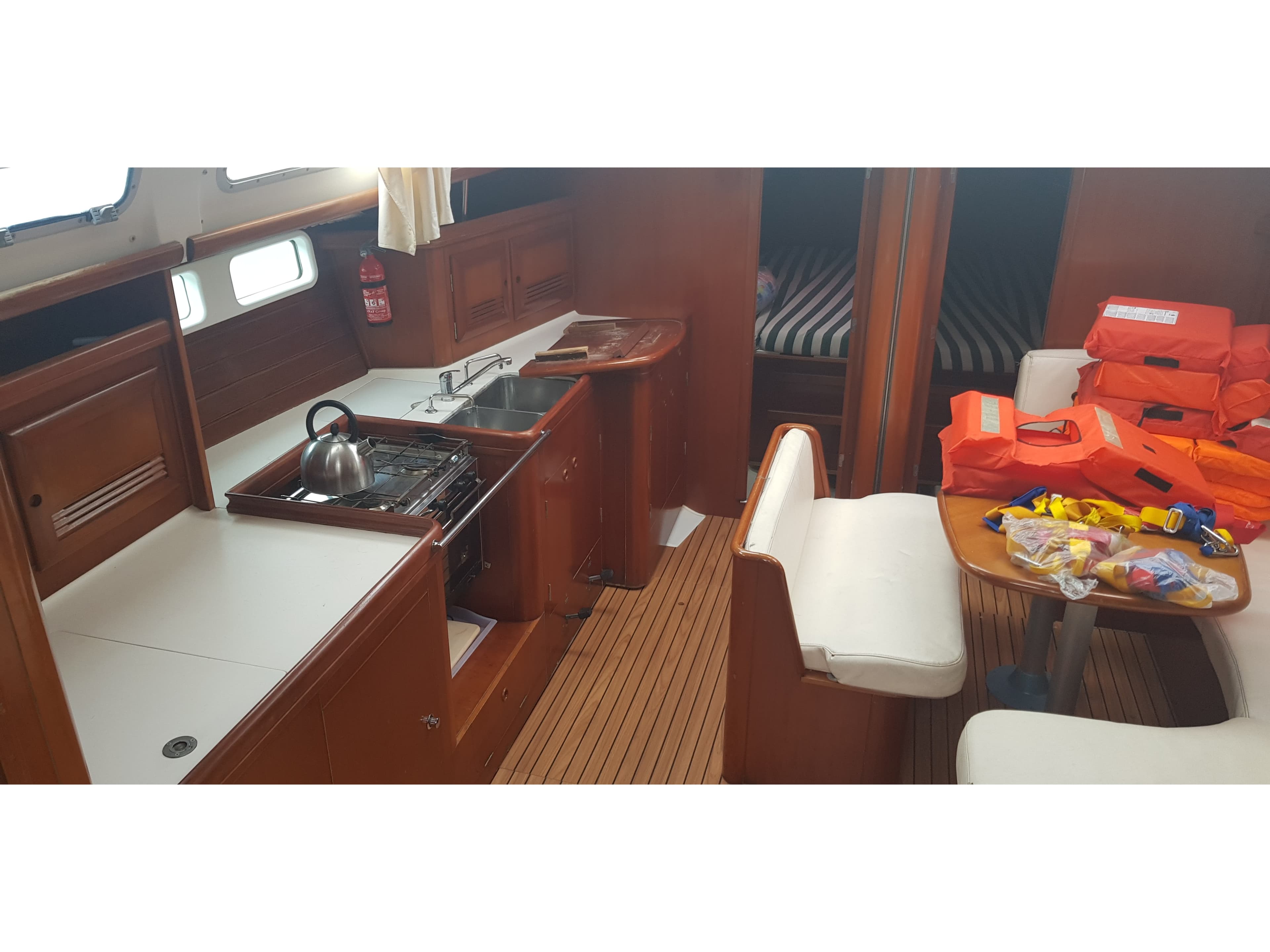 Boat interior