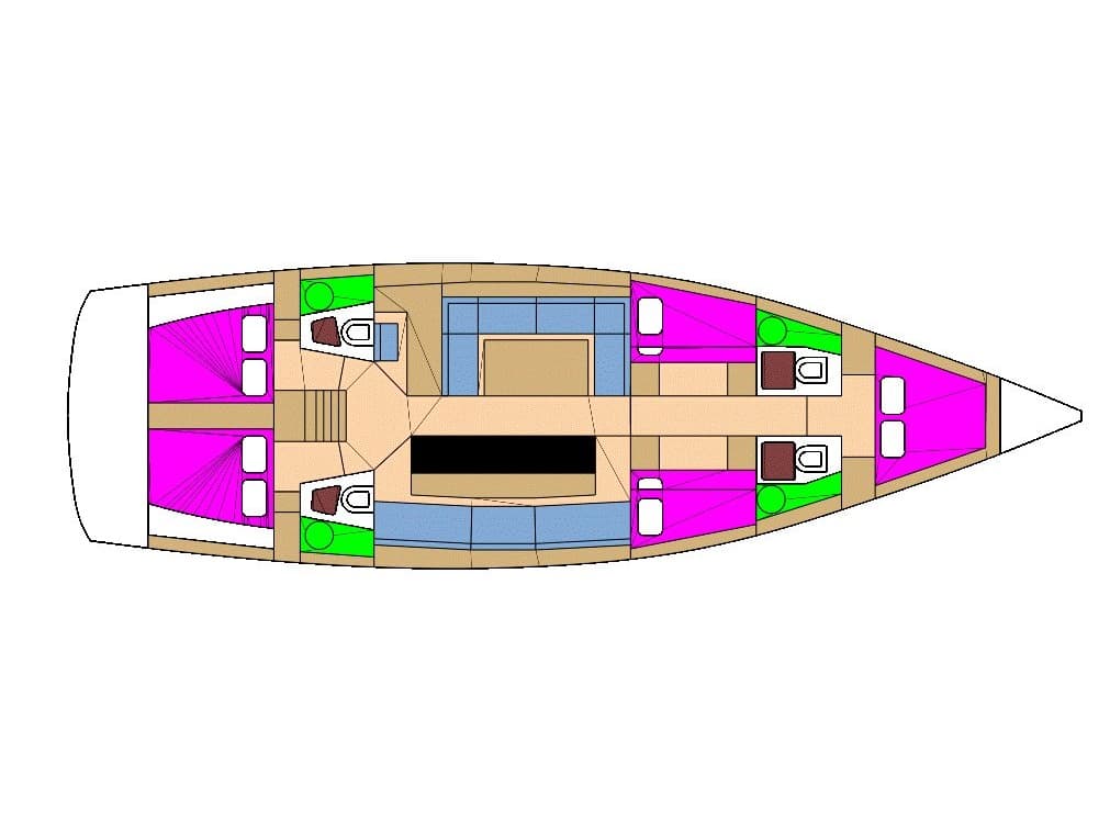 Boat interior