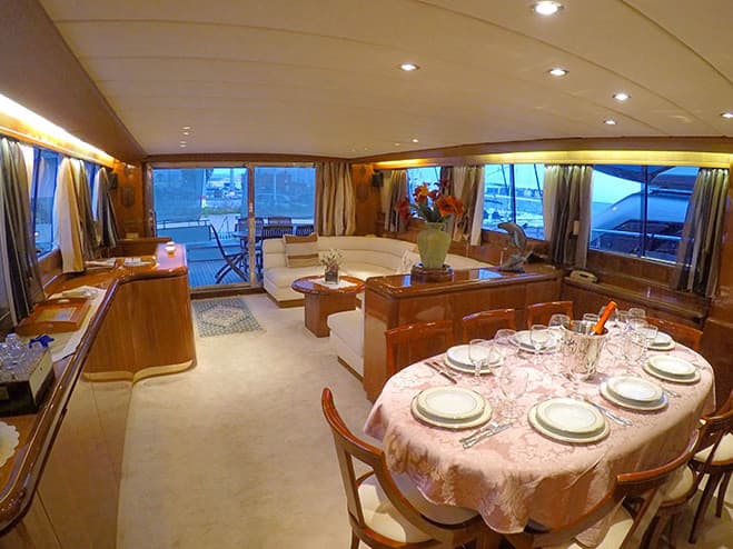 Boat interior