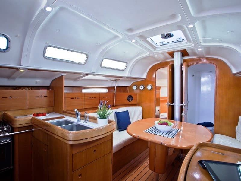 Boat interior