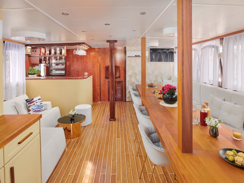 Boat interior