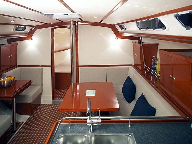 Boat interior