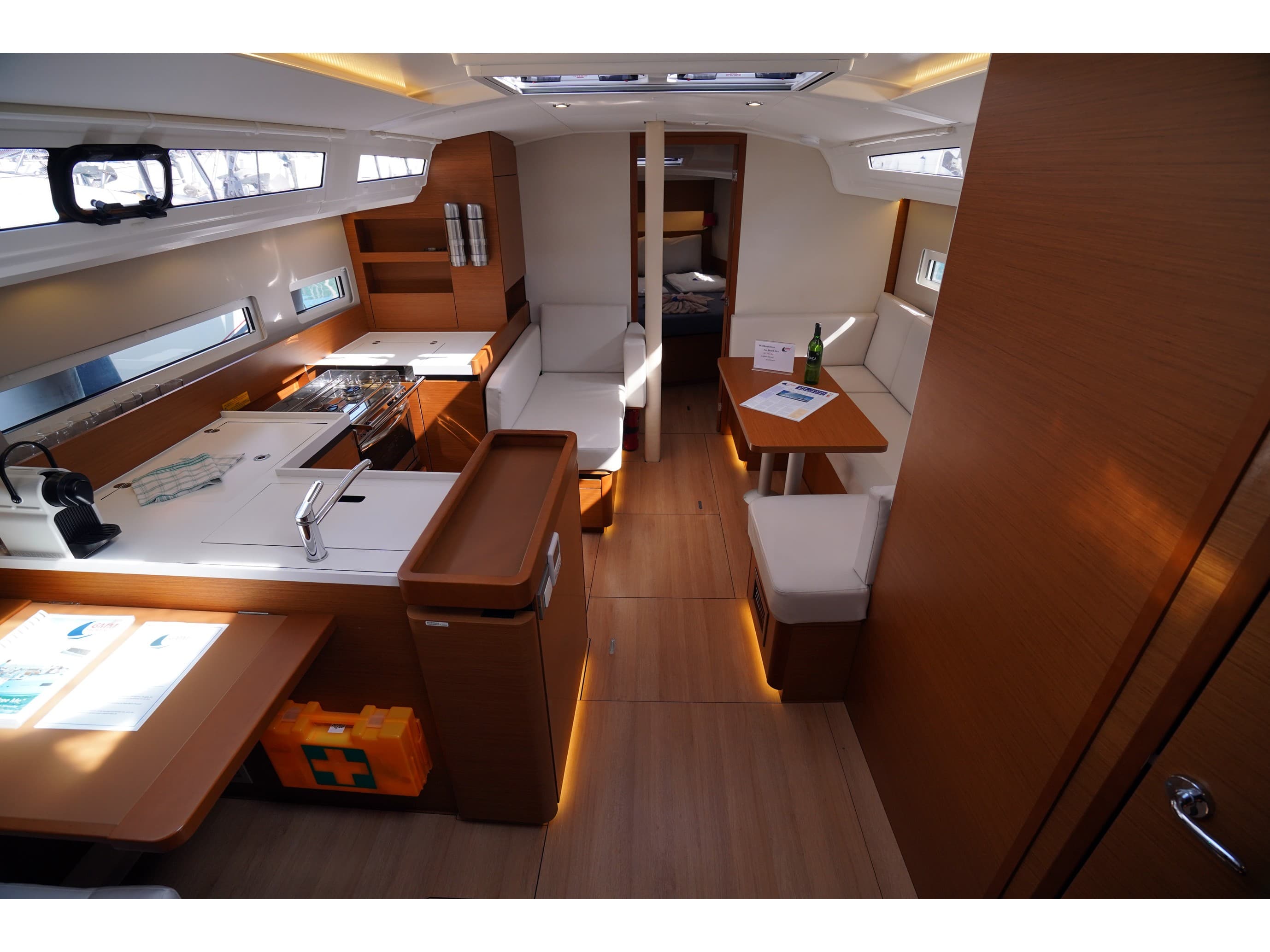 Boat interior