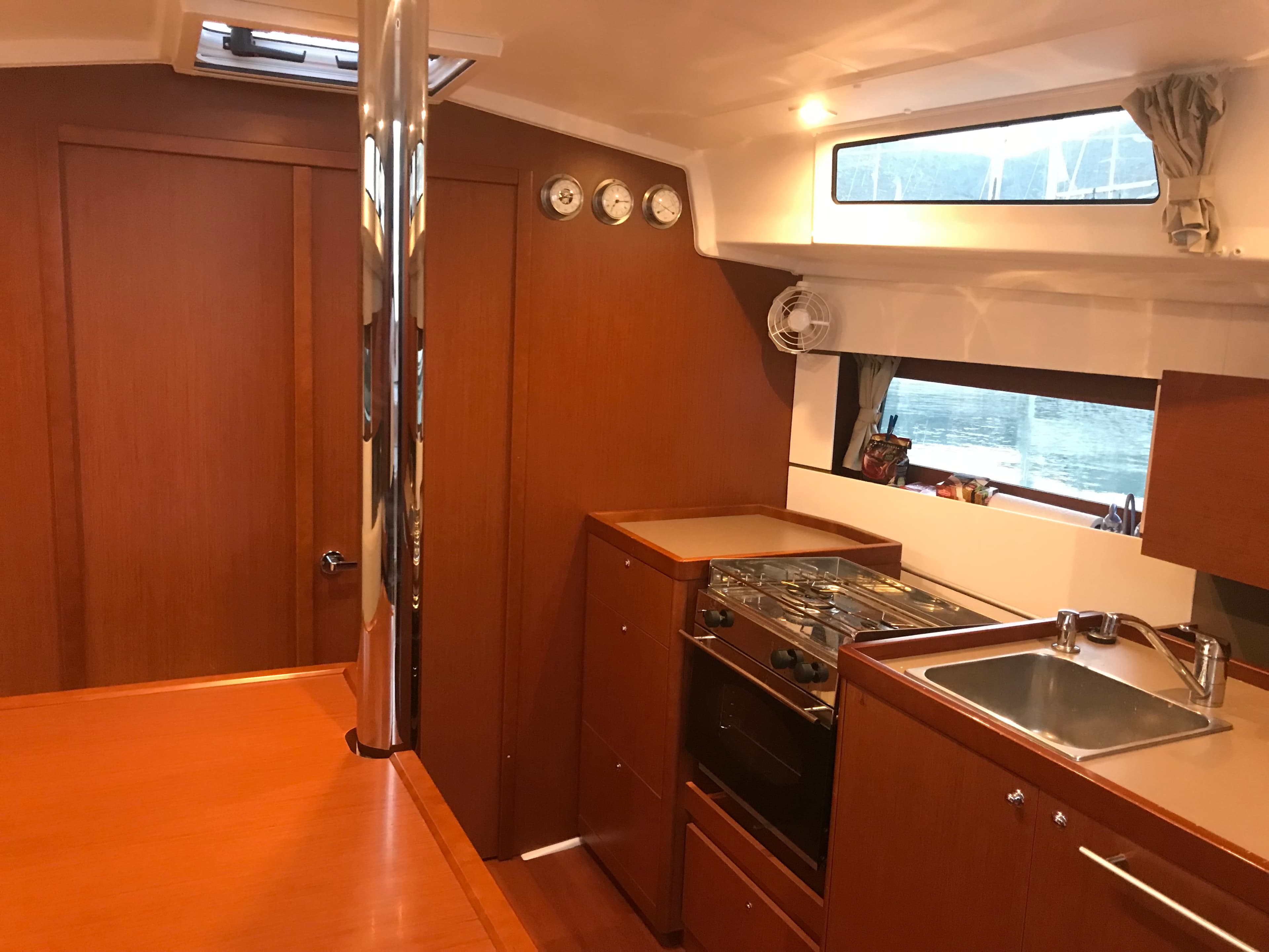 Boat interior