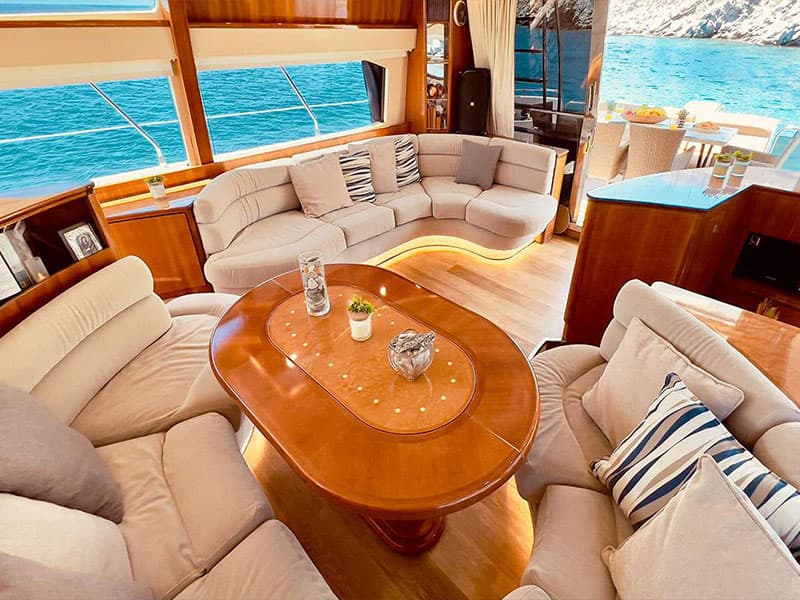 Boat interior