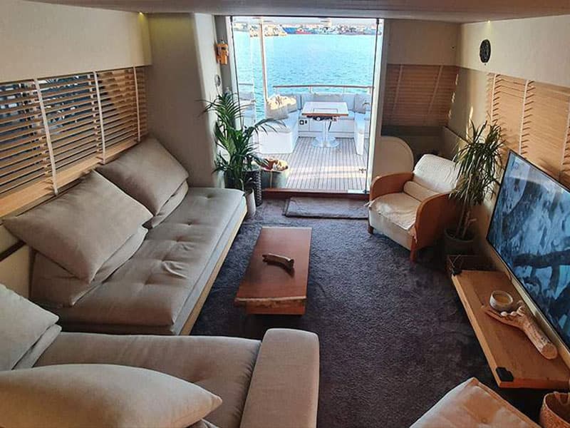 Boat interior