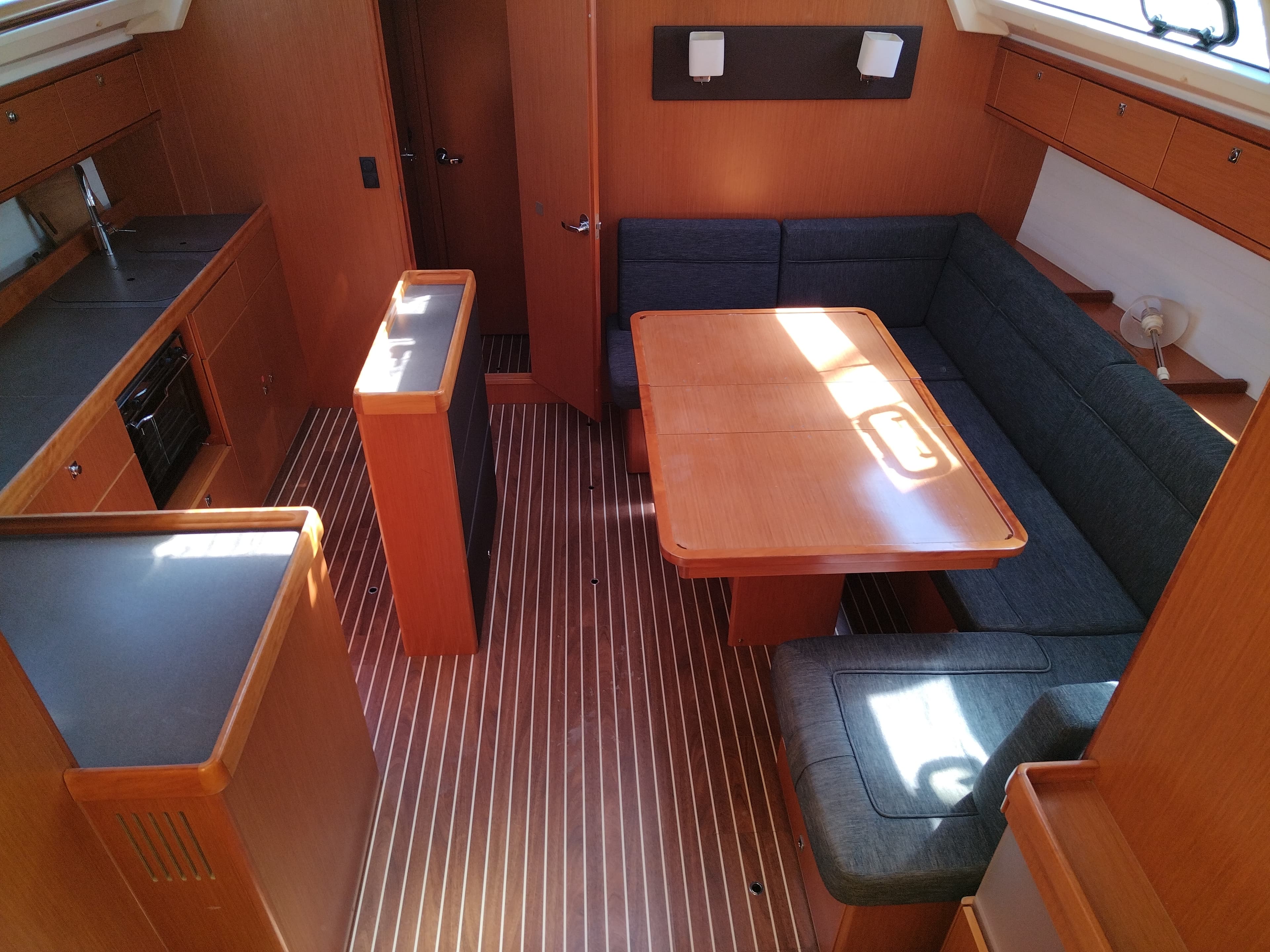 Boat interior