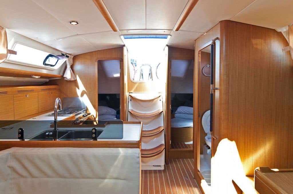 Boat interior