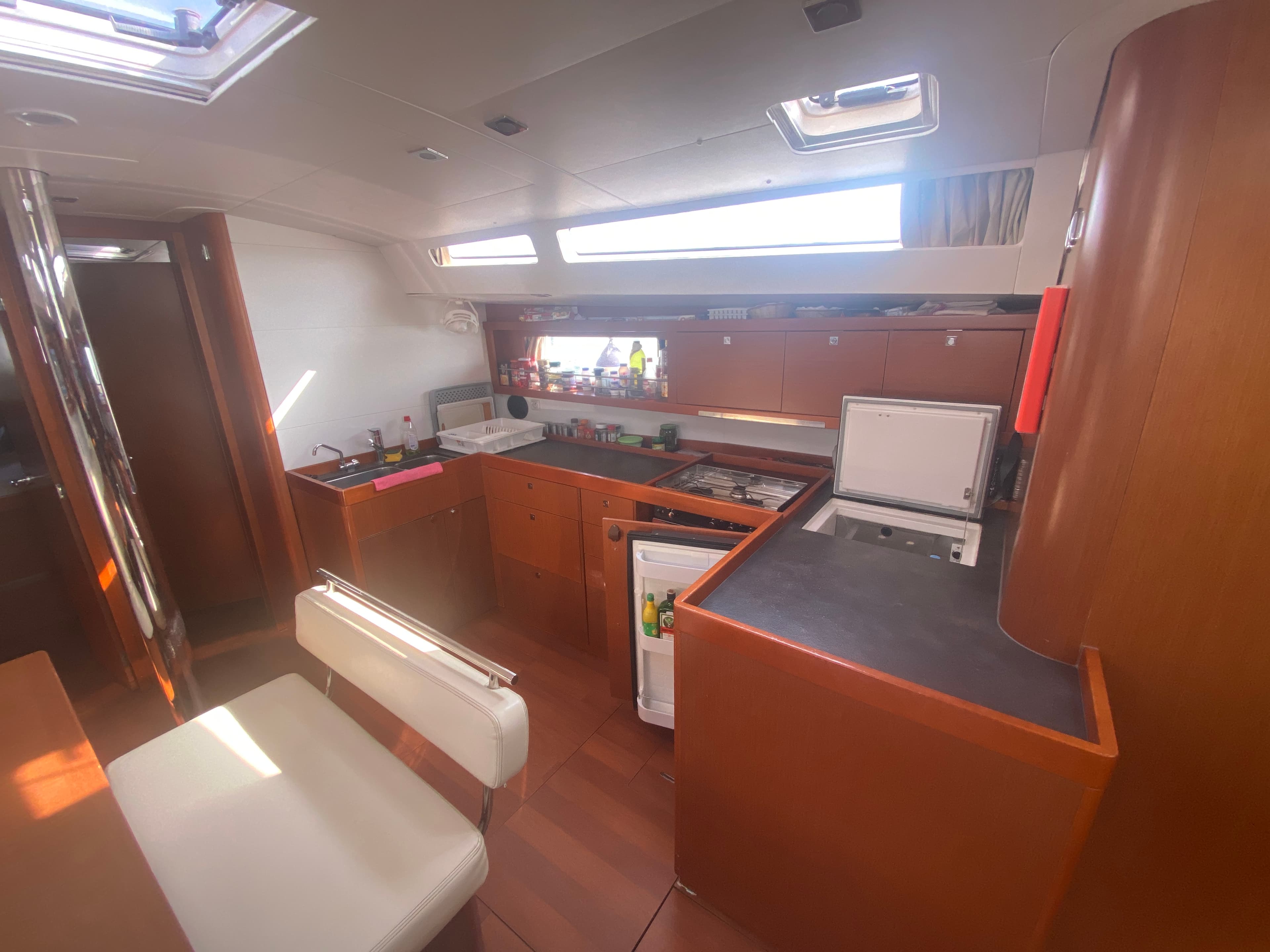 Boat interior