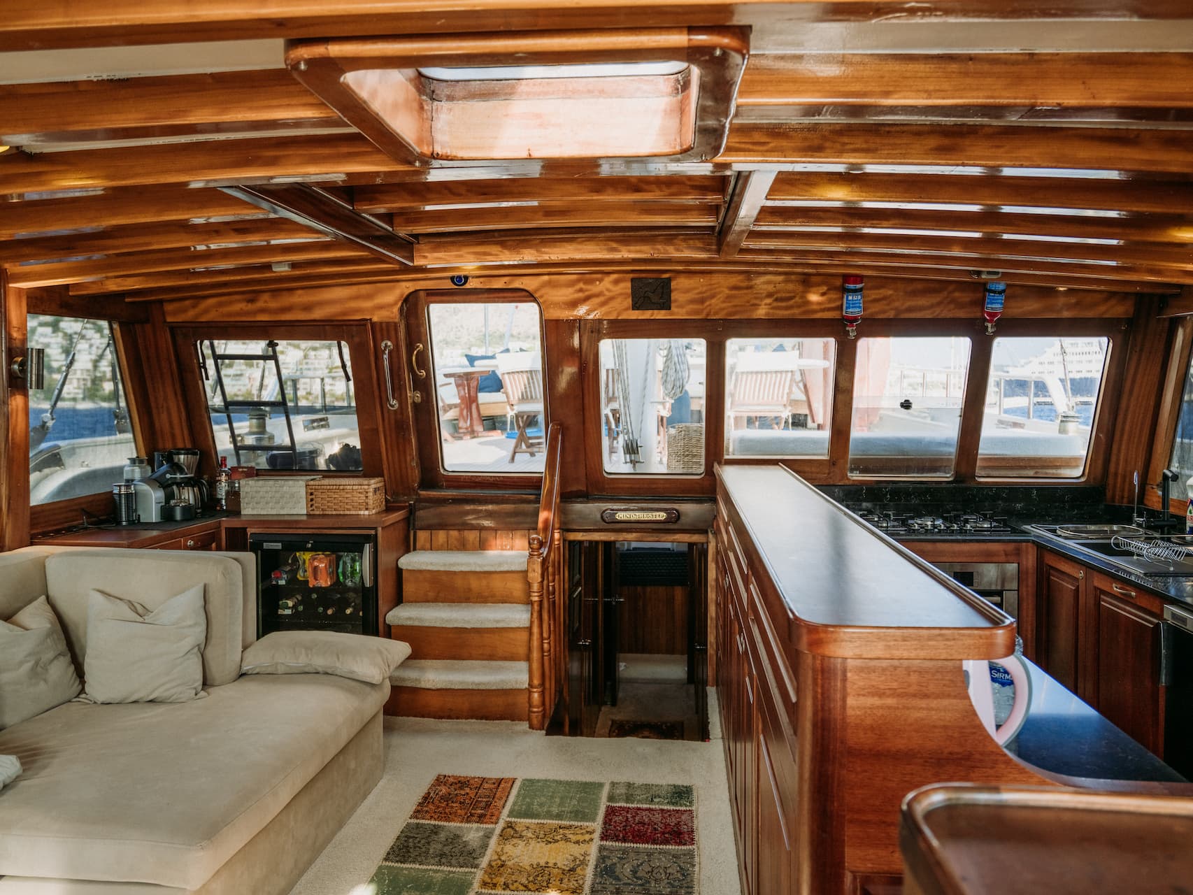 Boat interior