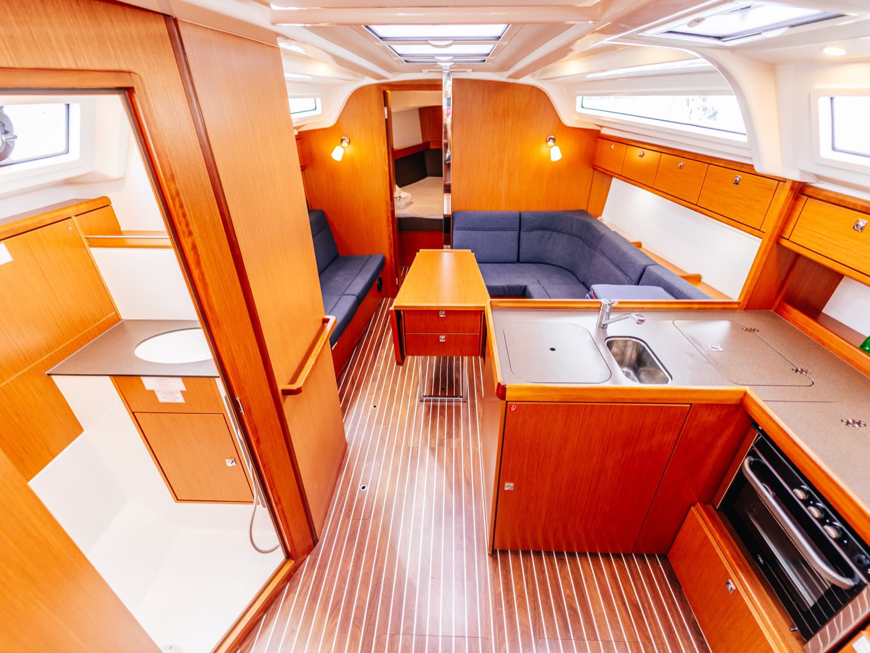 Boat interior