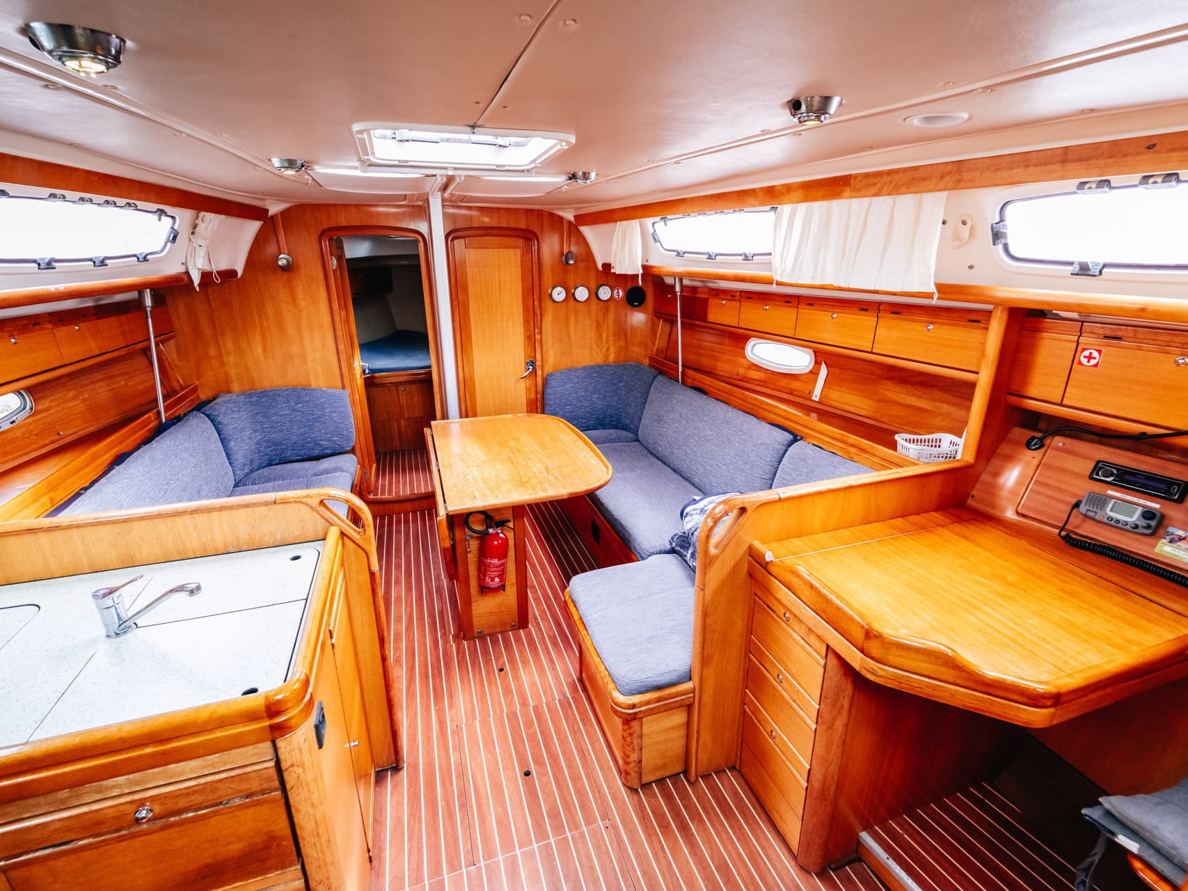 Boat interior