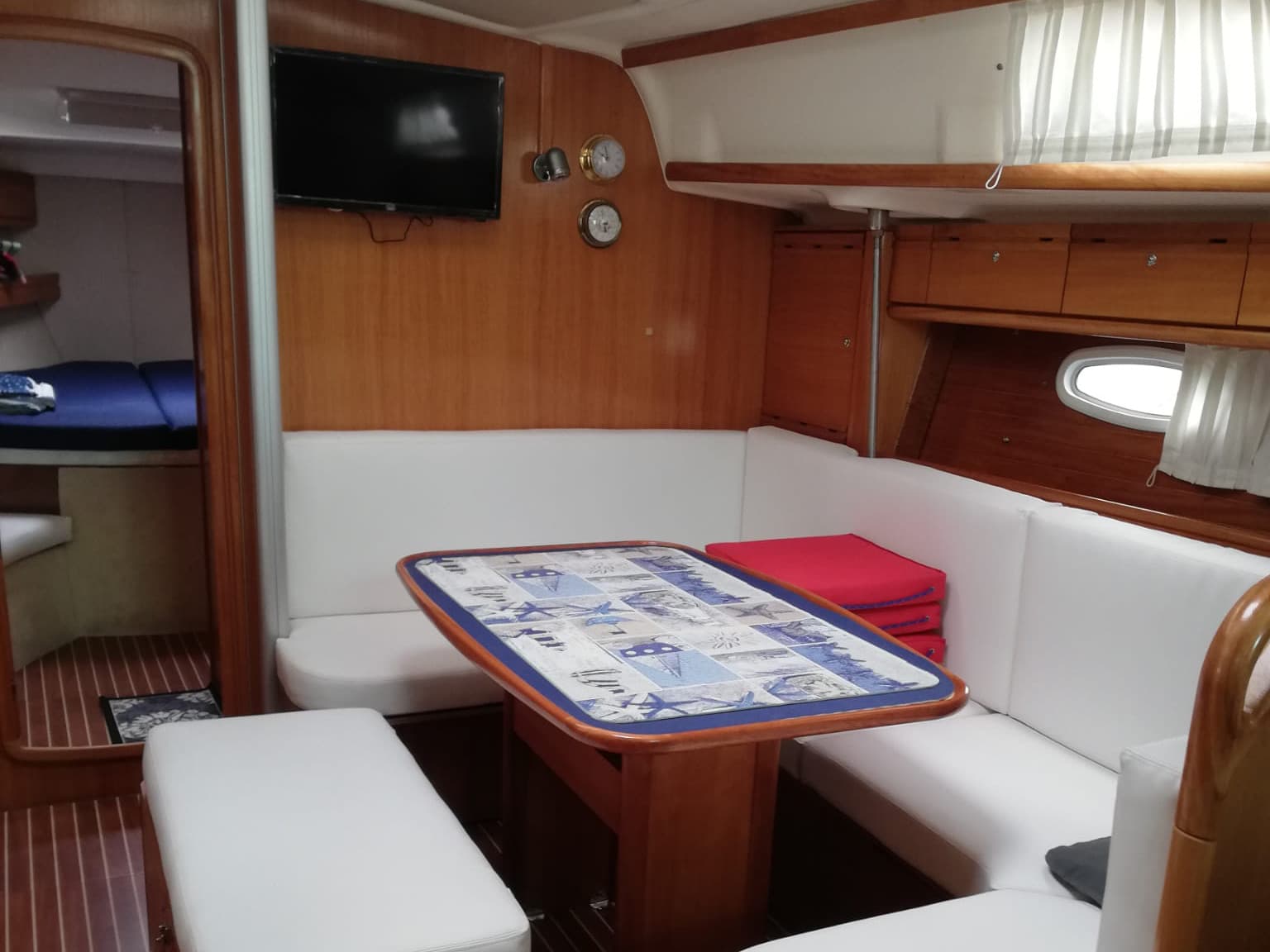 Boat interior