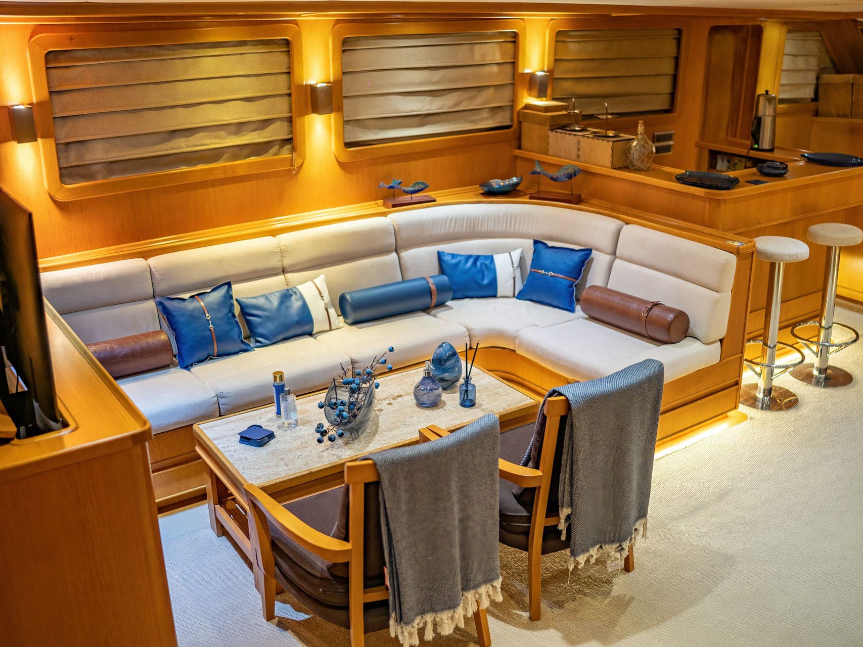 Boat interior