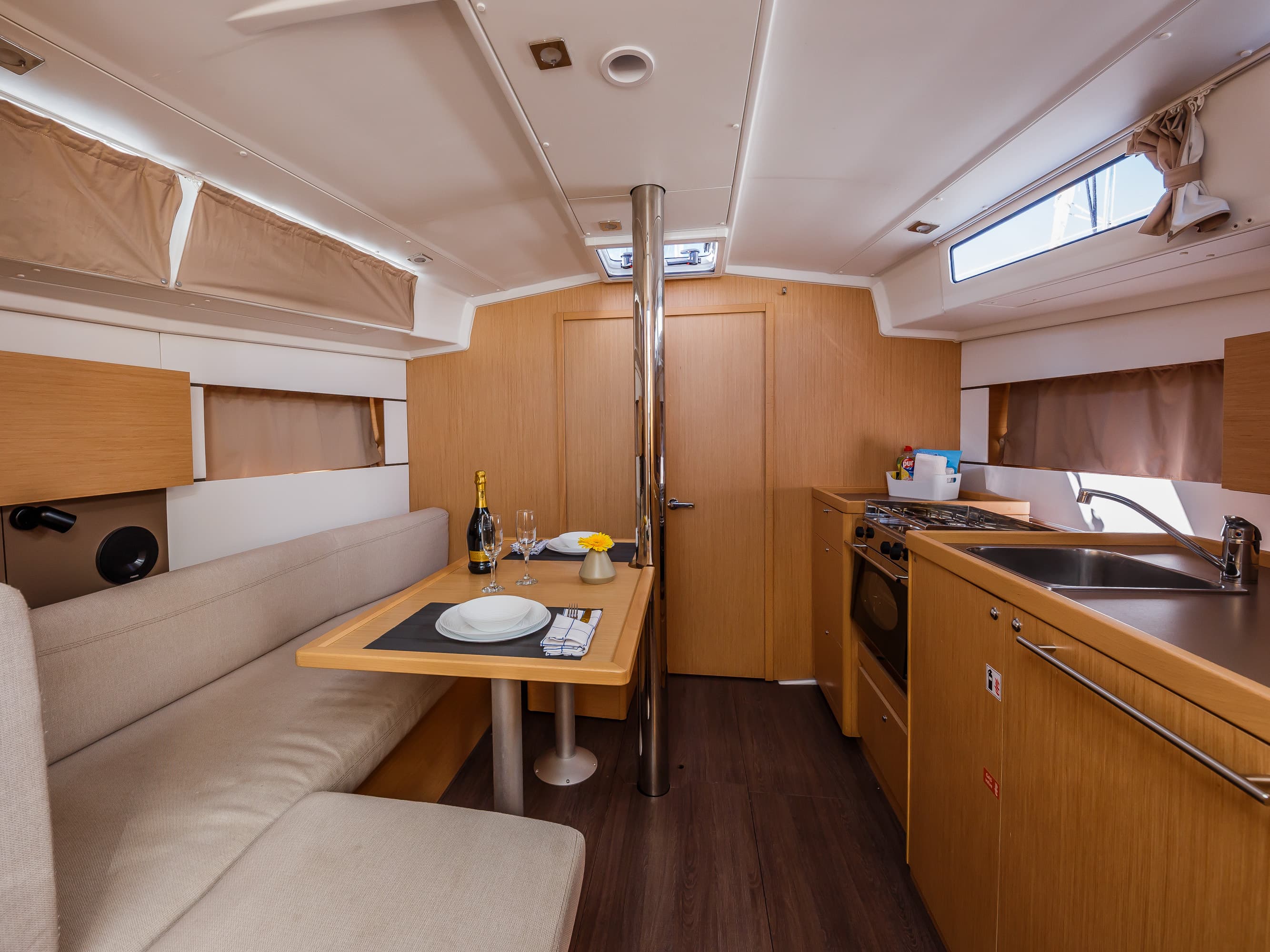 Boat interior