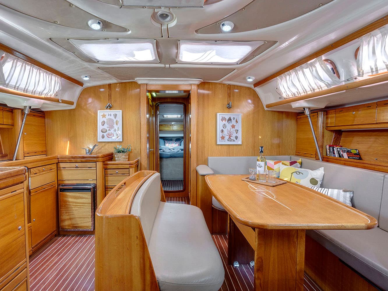 Boat interior