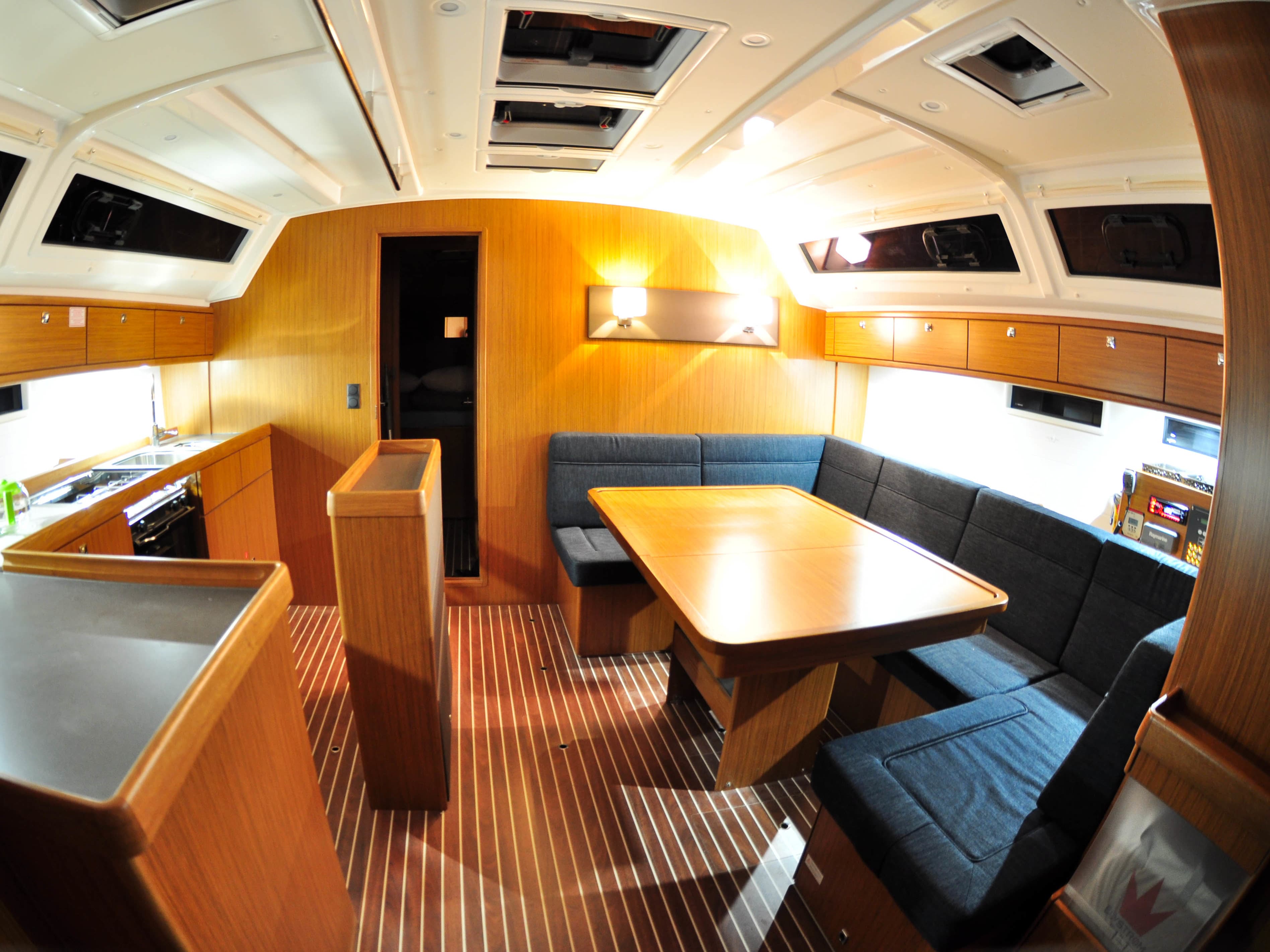 Boat interior