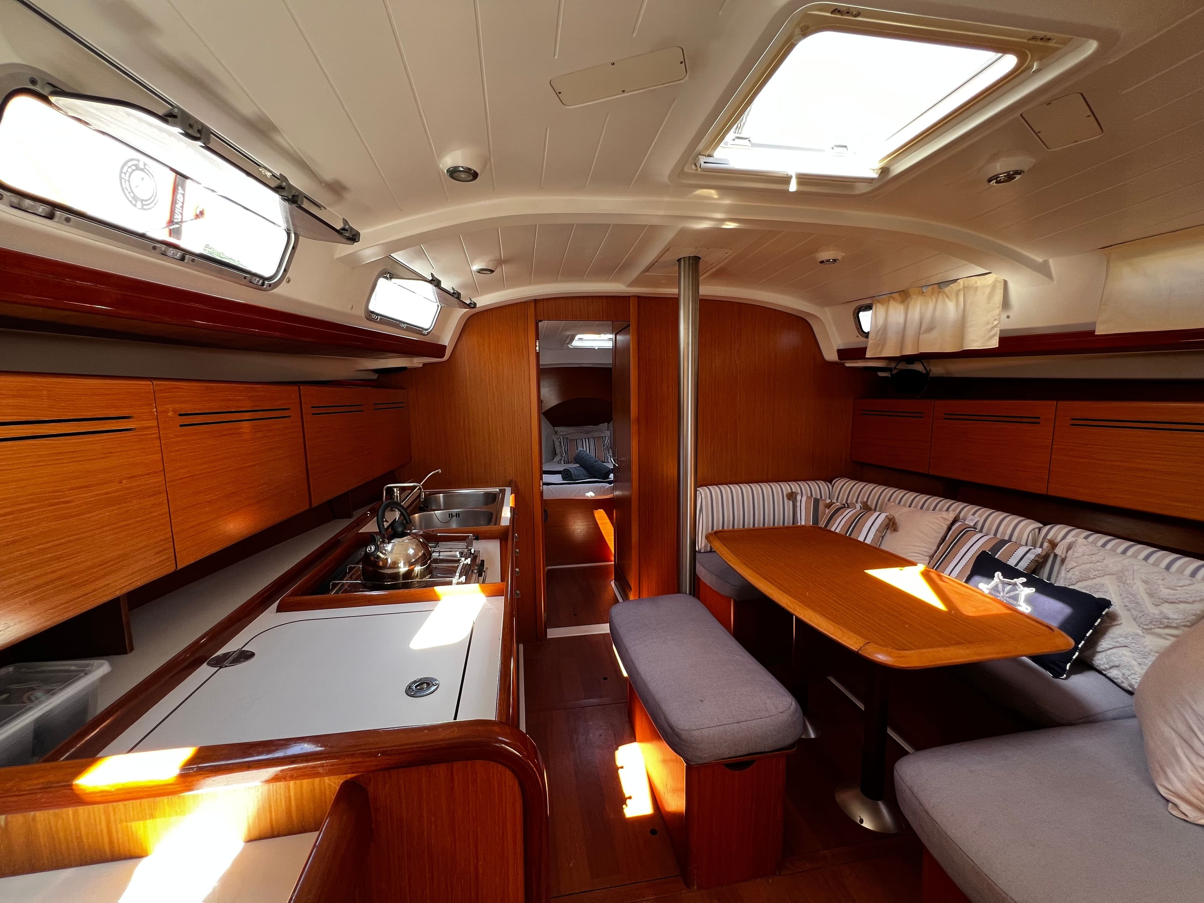 Boat interior