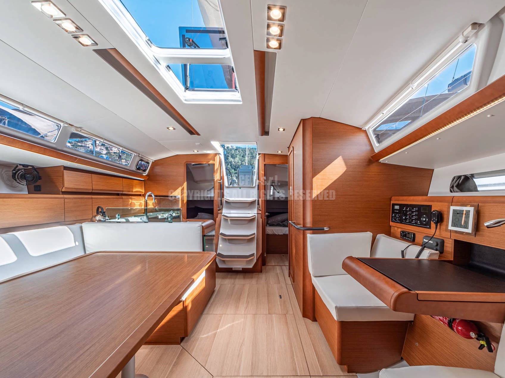 Boat interior