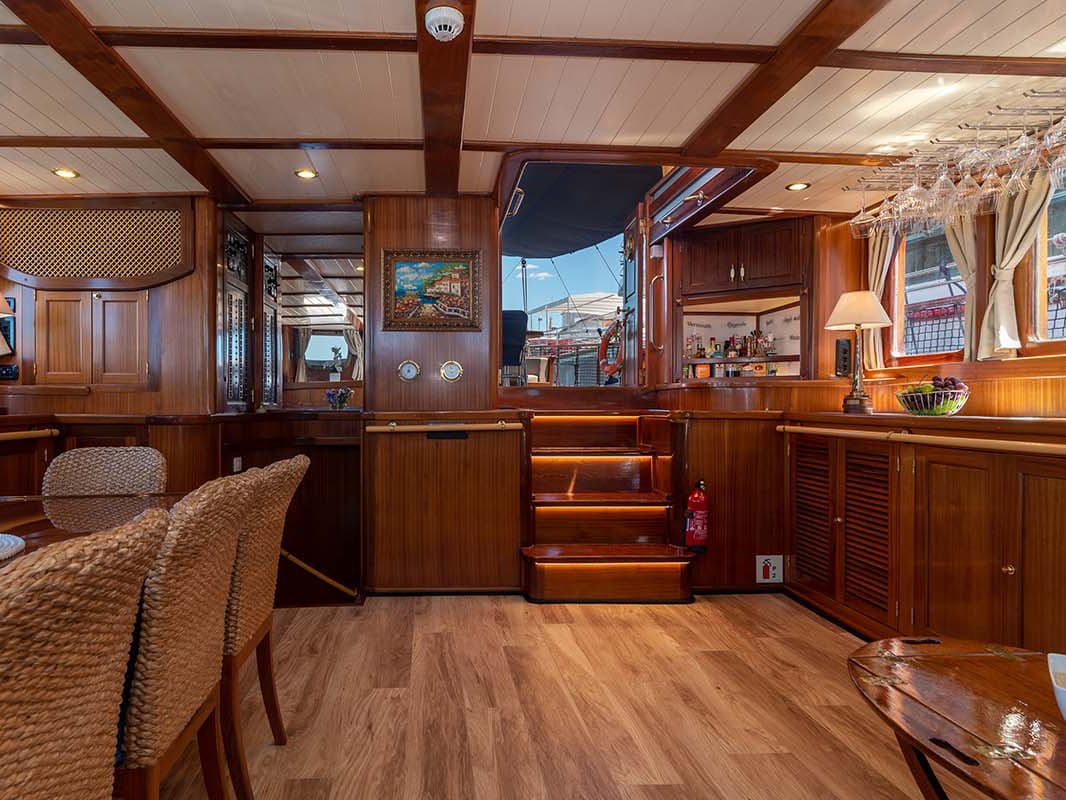 Boat interior