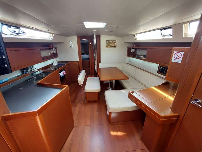 Boat interior