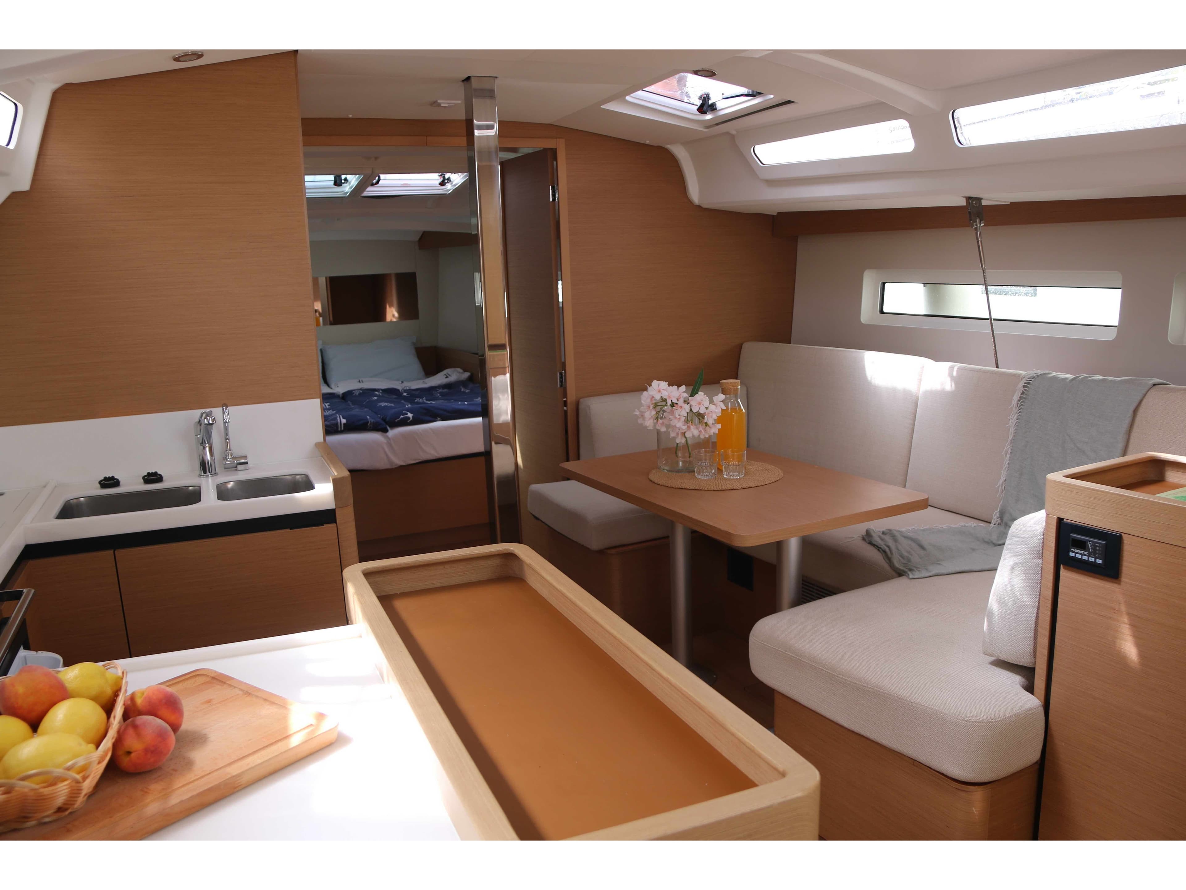 Boat interior