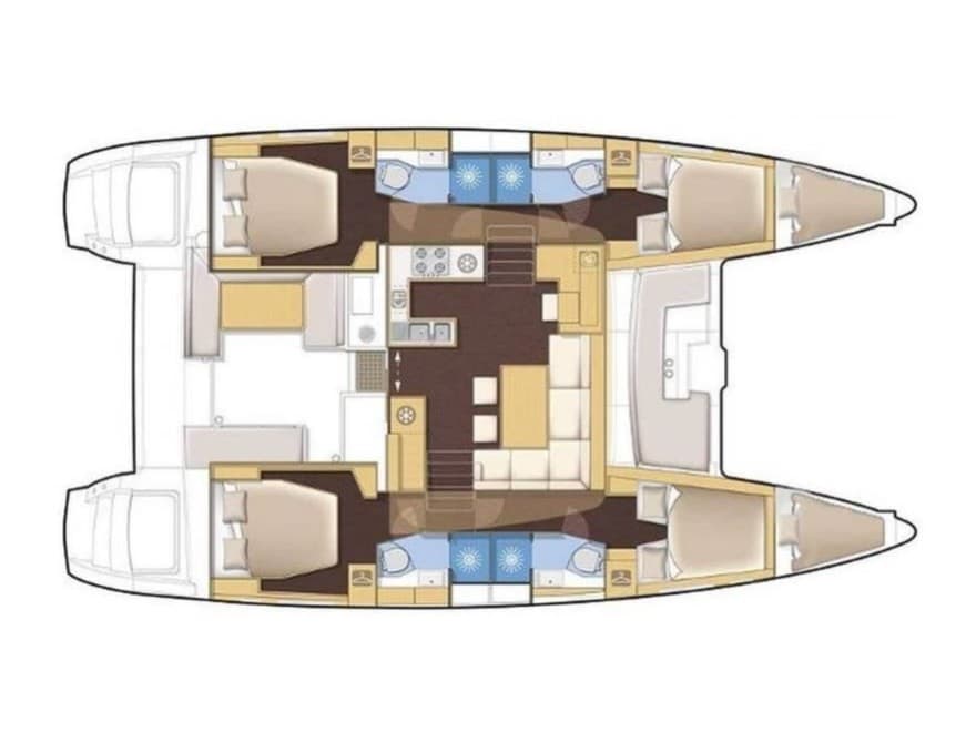 Boat interior