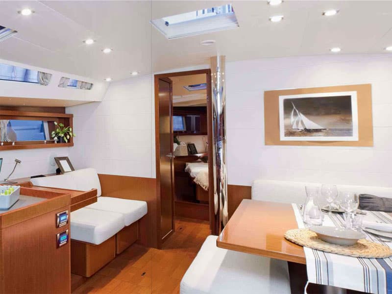 Boat interior
