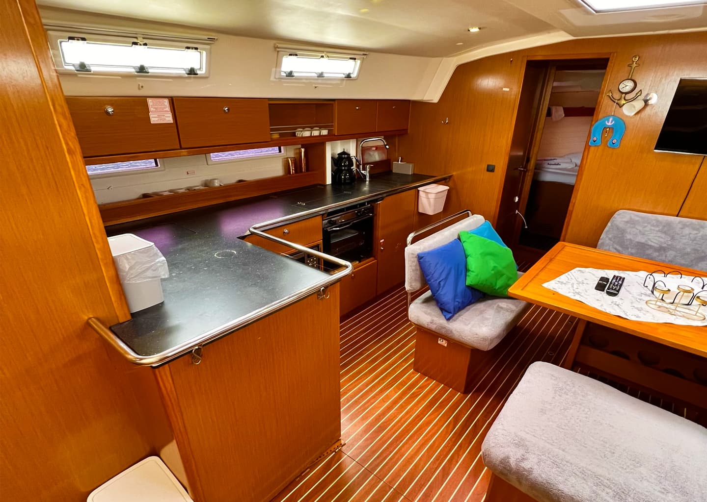 Boat interior