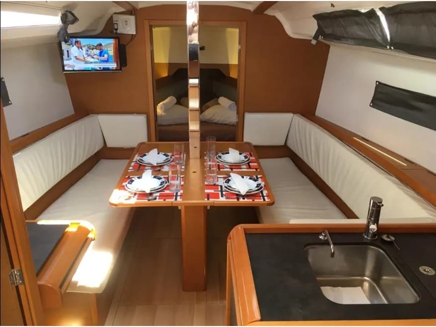 Boat interior