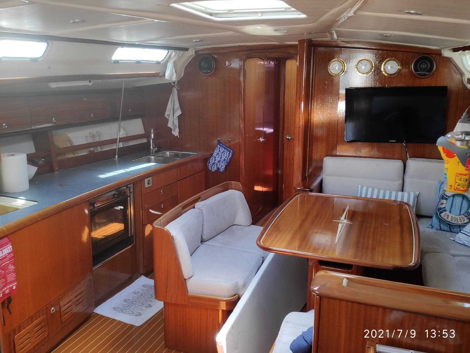 Boat interior