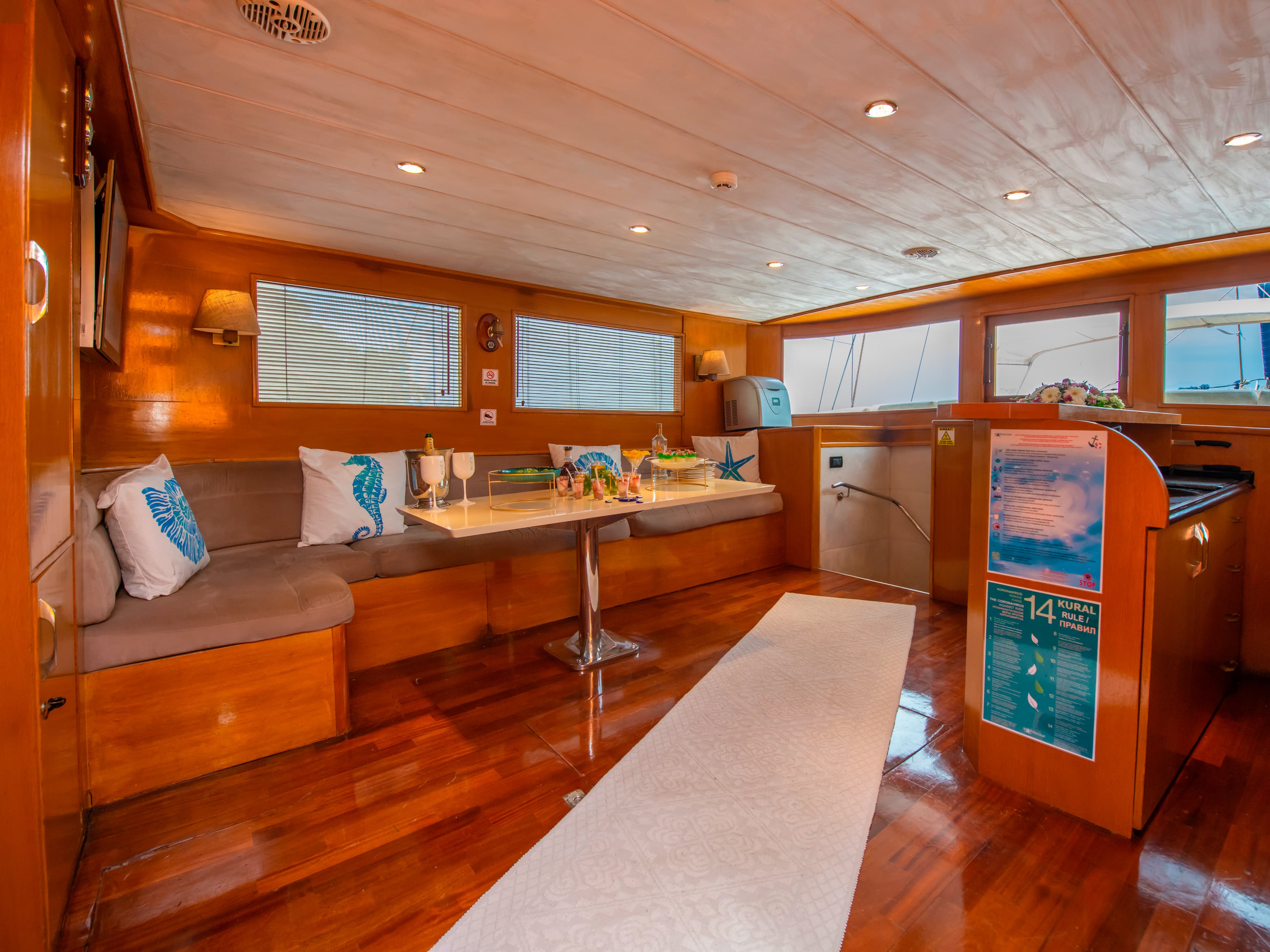 Boat interior