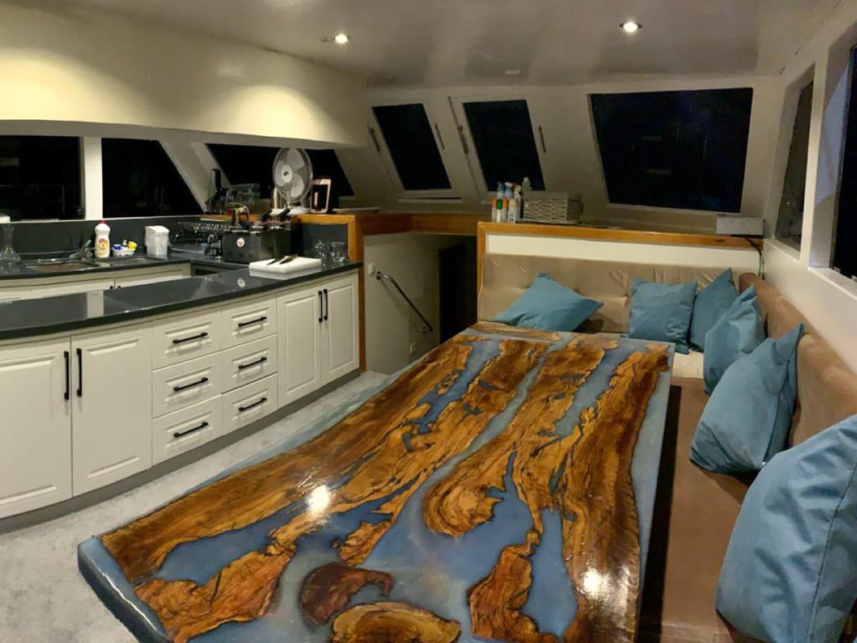 Boat interior