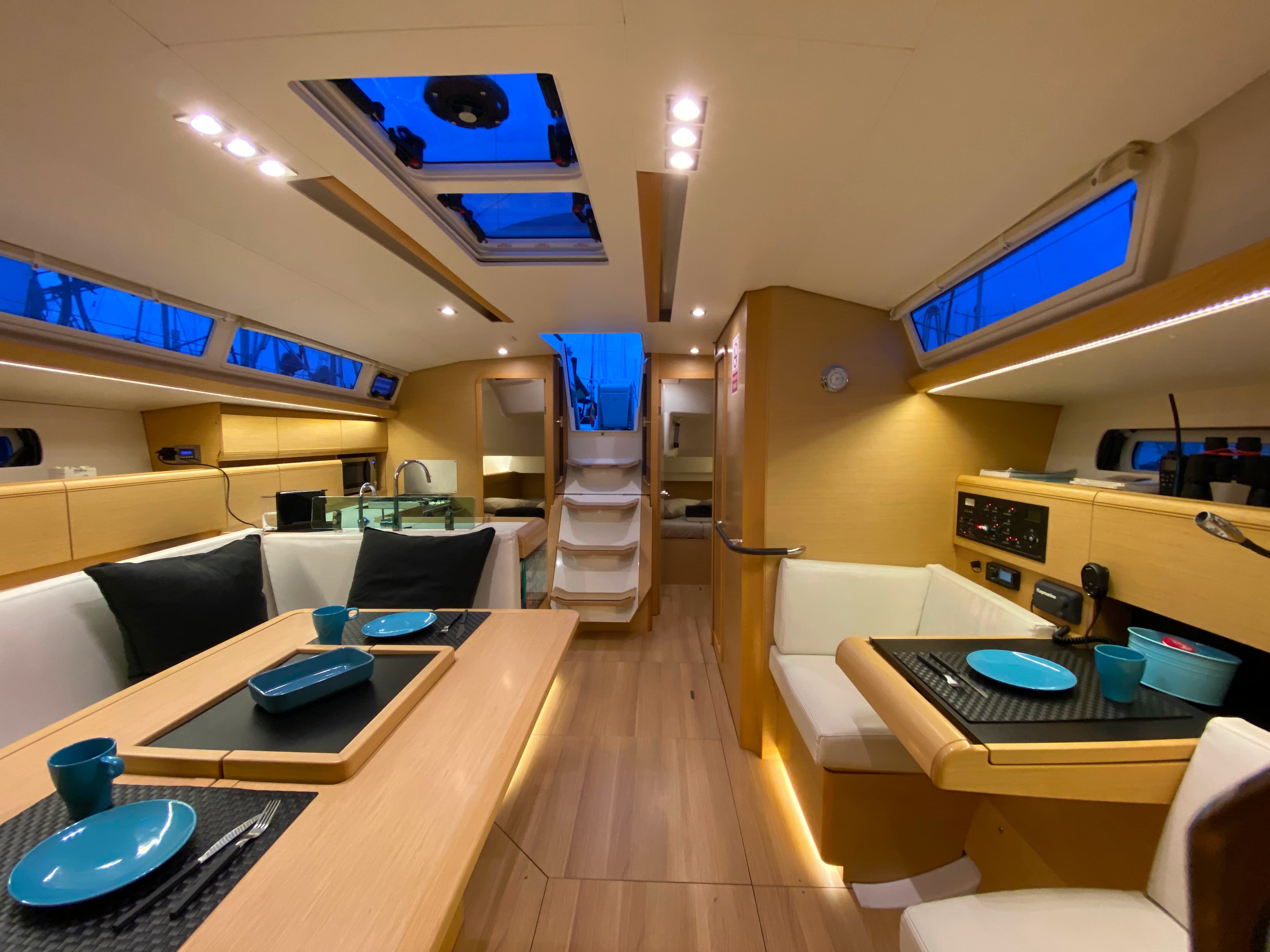 Boat interior