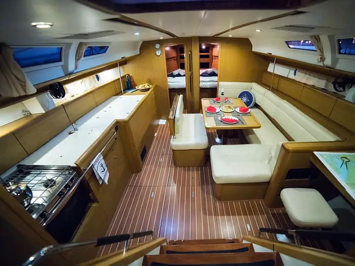 Boat interior