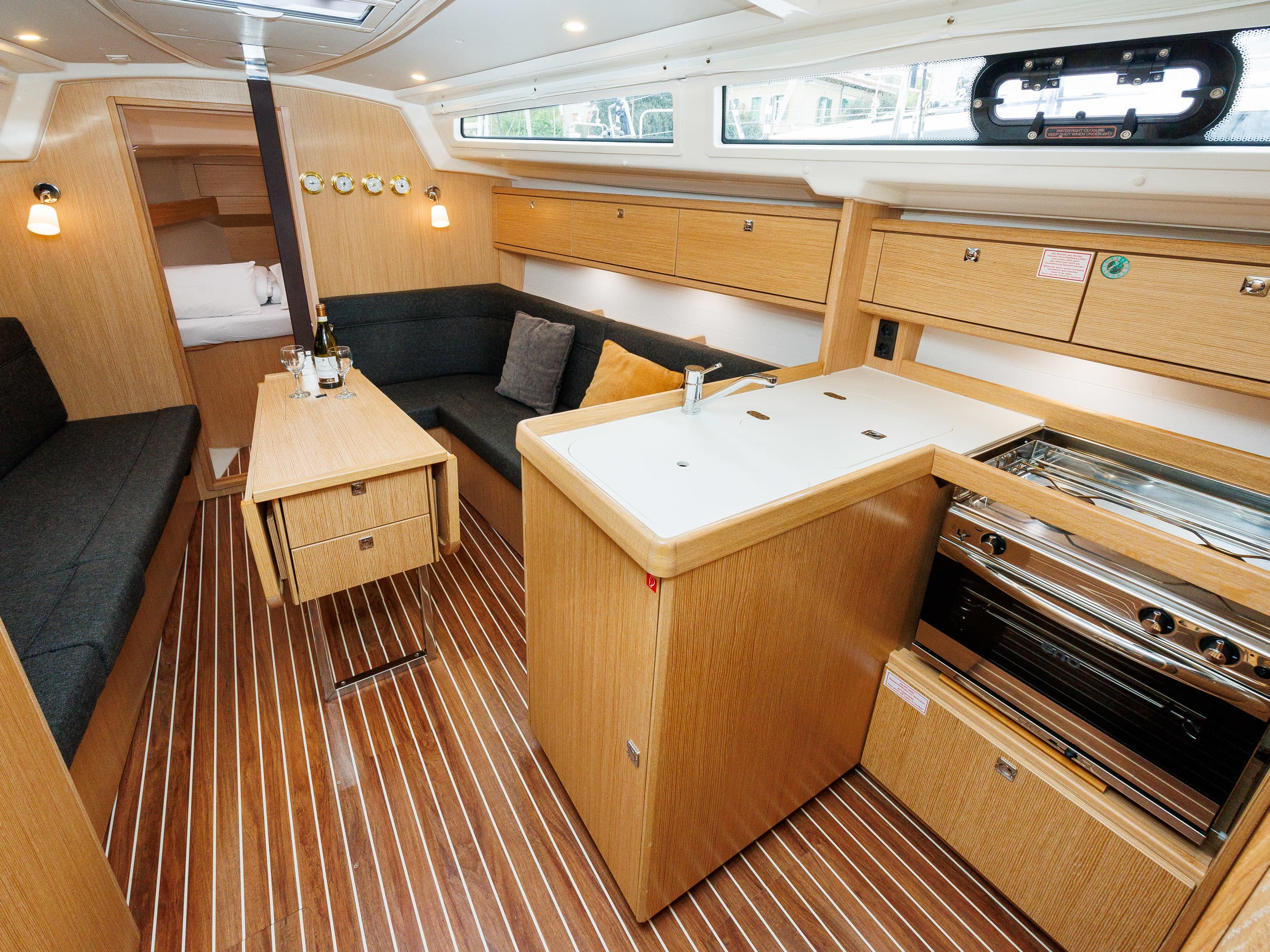 Boat interior