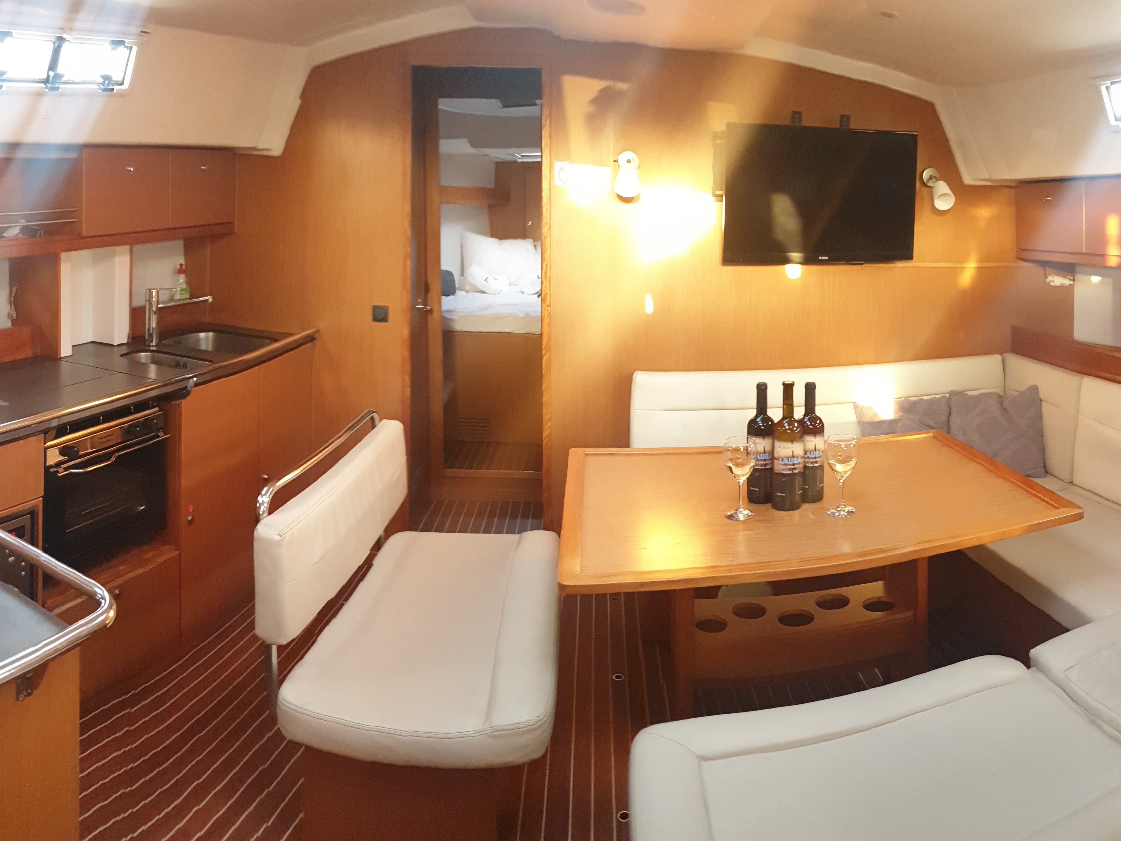 Boat interior