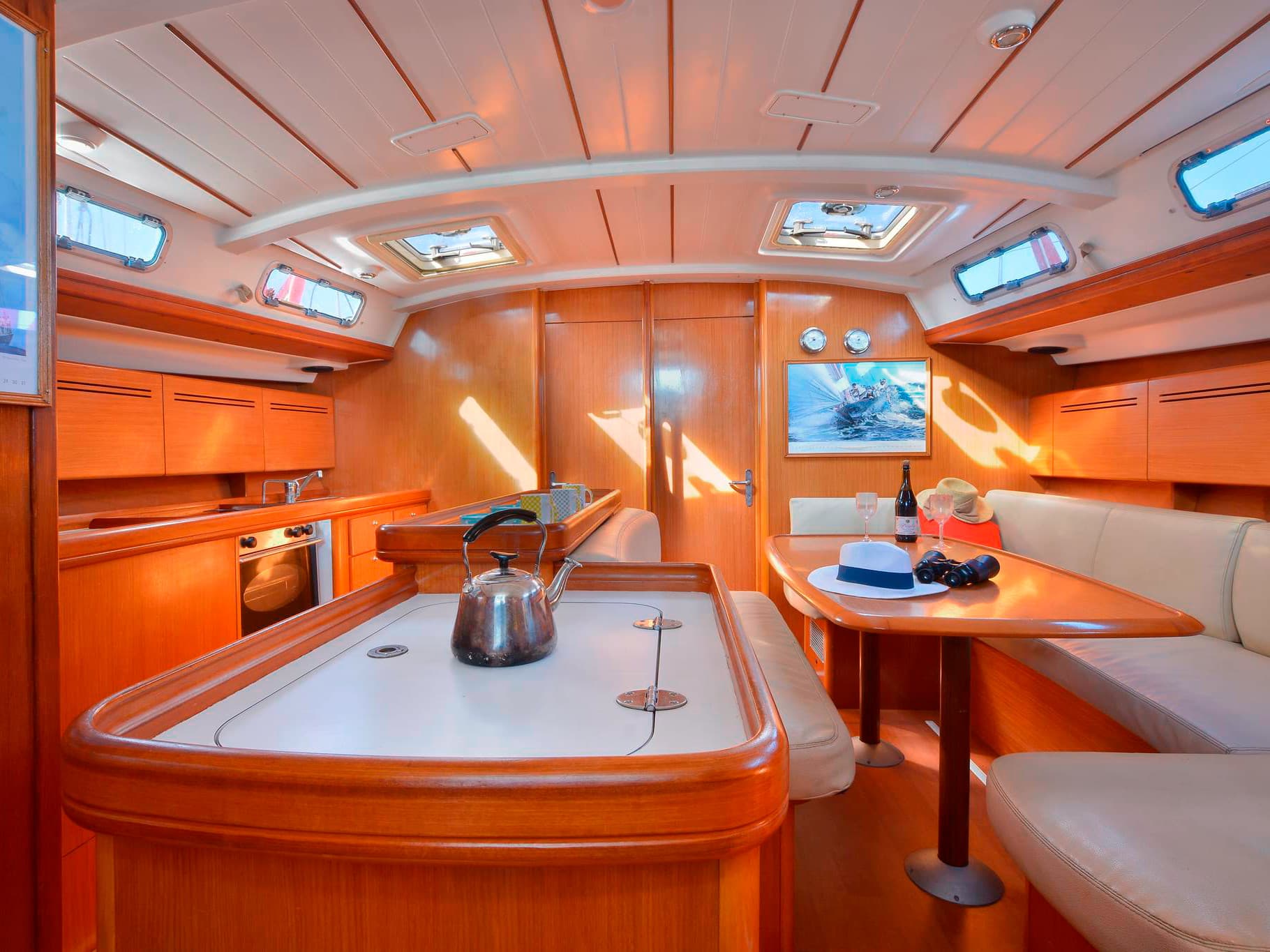 Boat interior