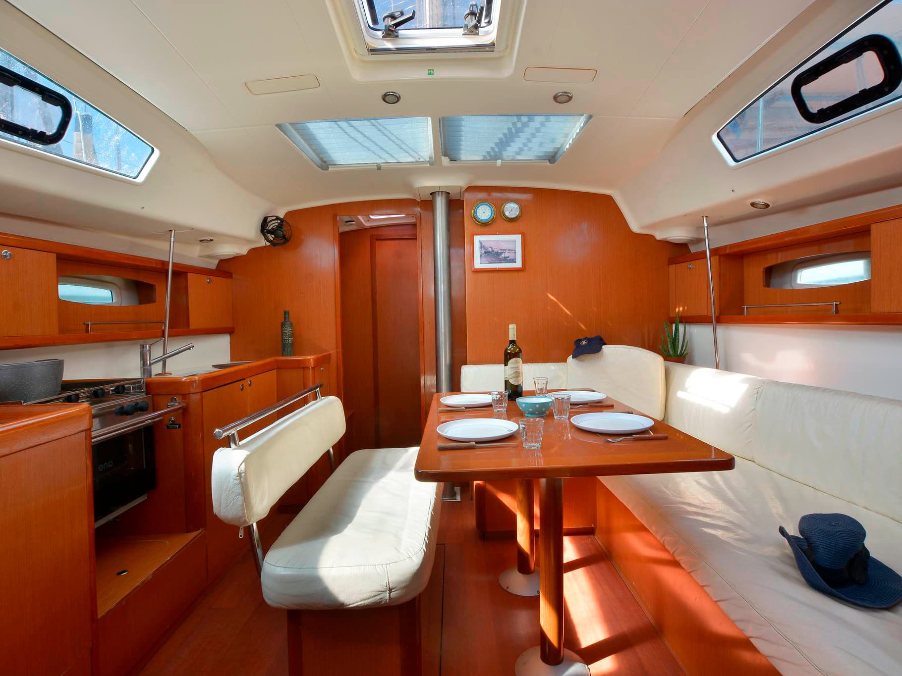 Boat interior