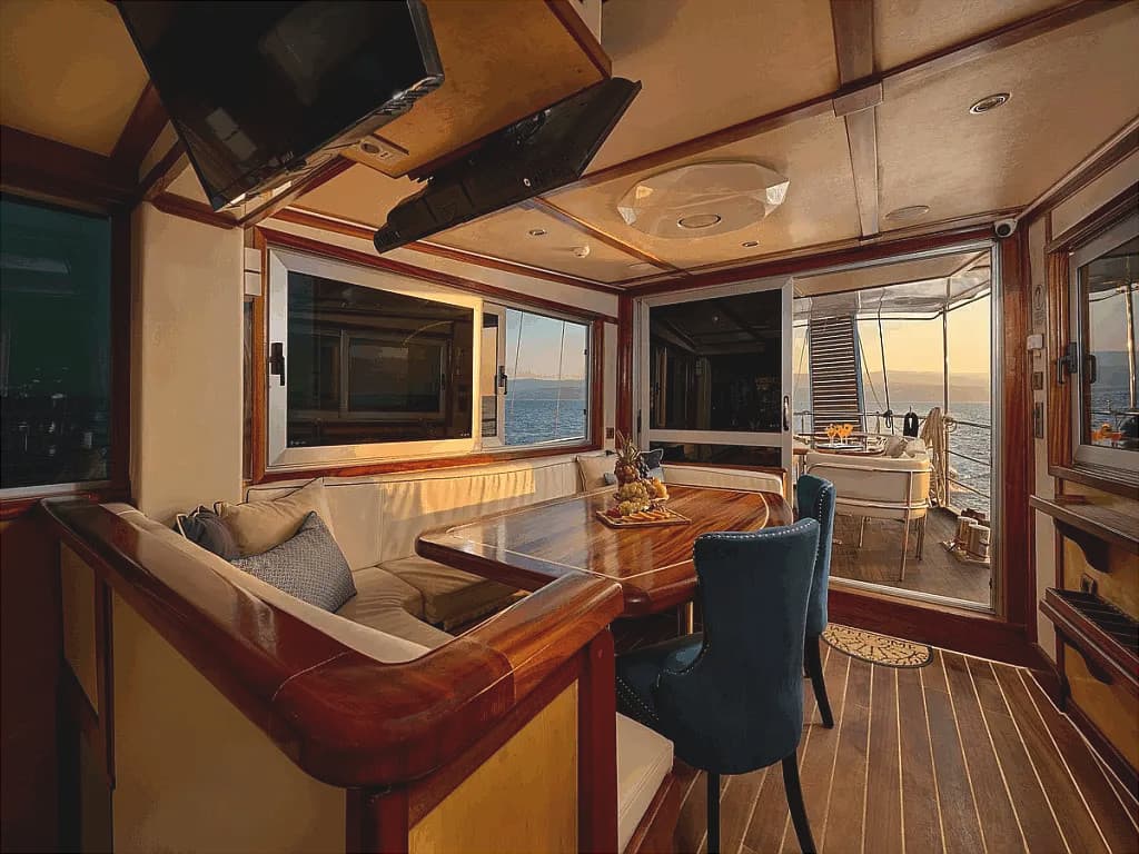 Boat interior