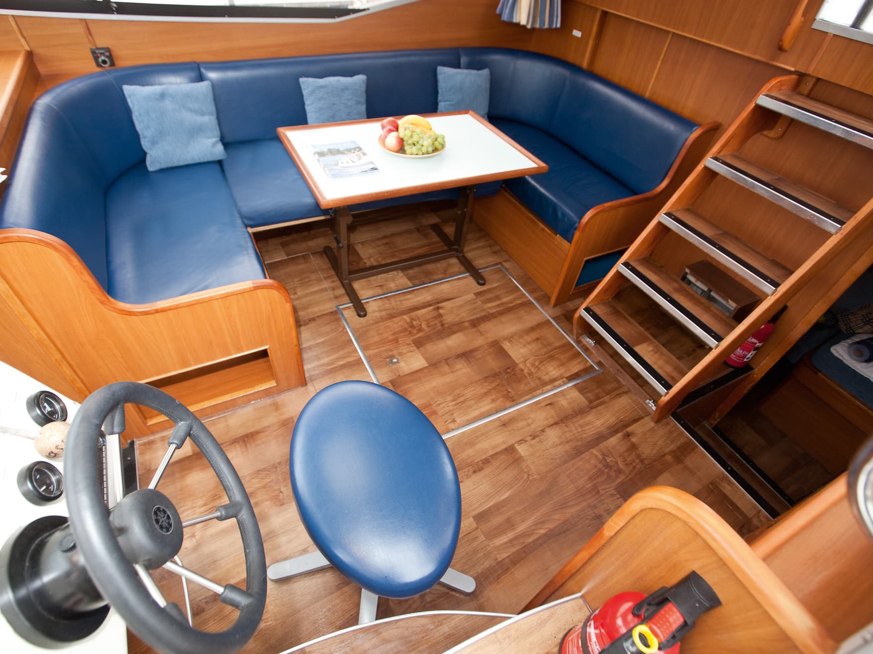 Boat interior