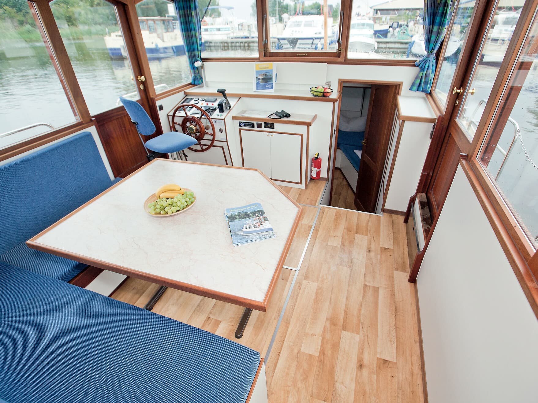 Boat interior
