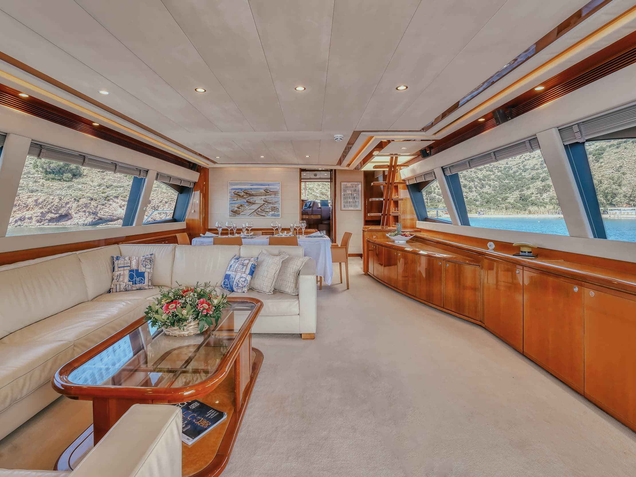 Boat interior