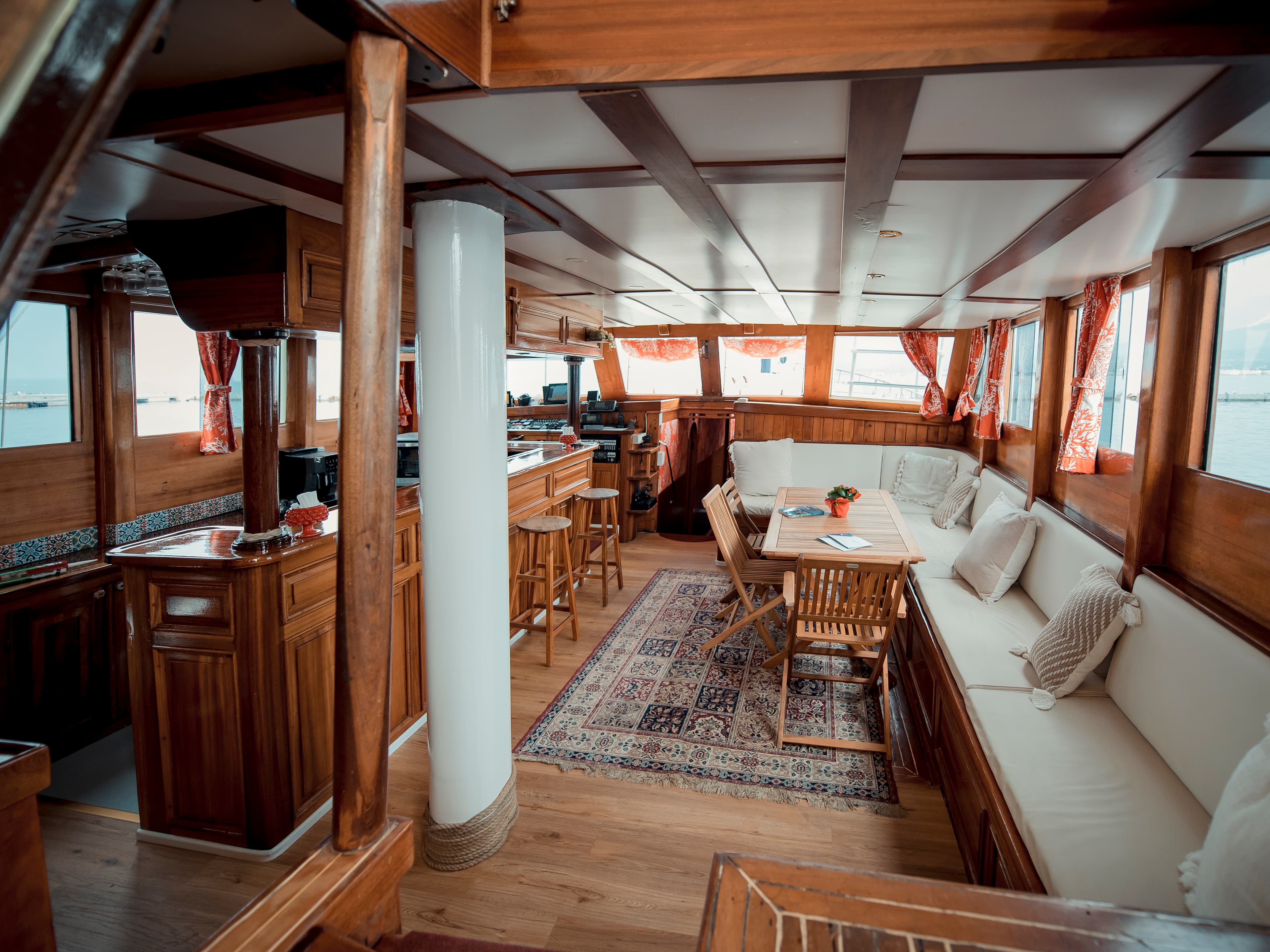 Boat interior
