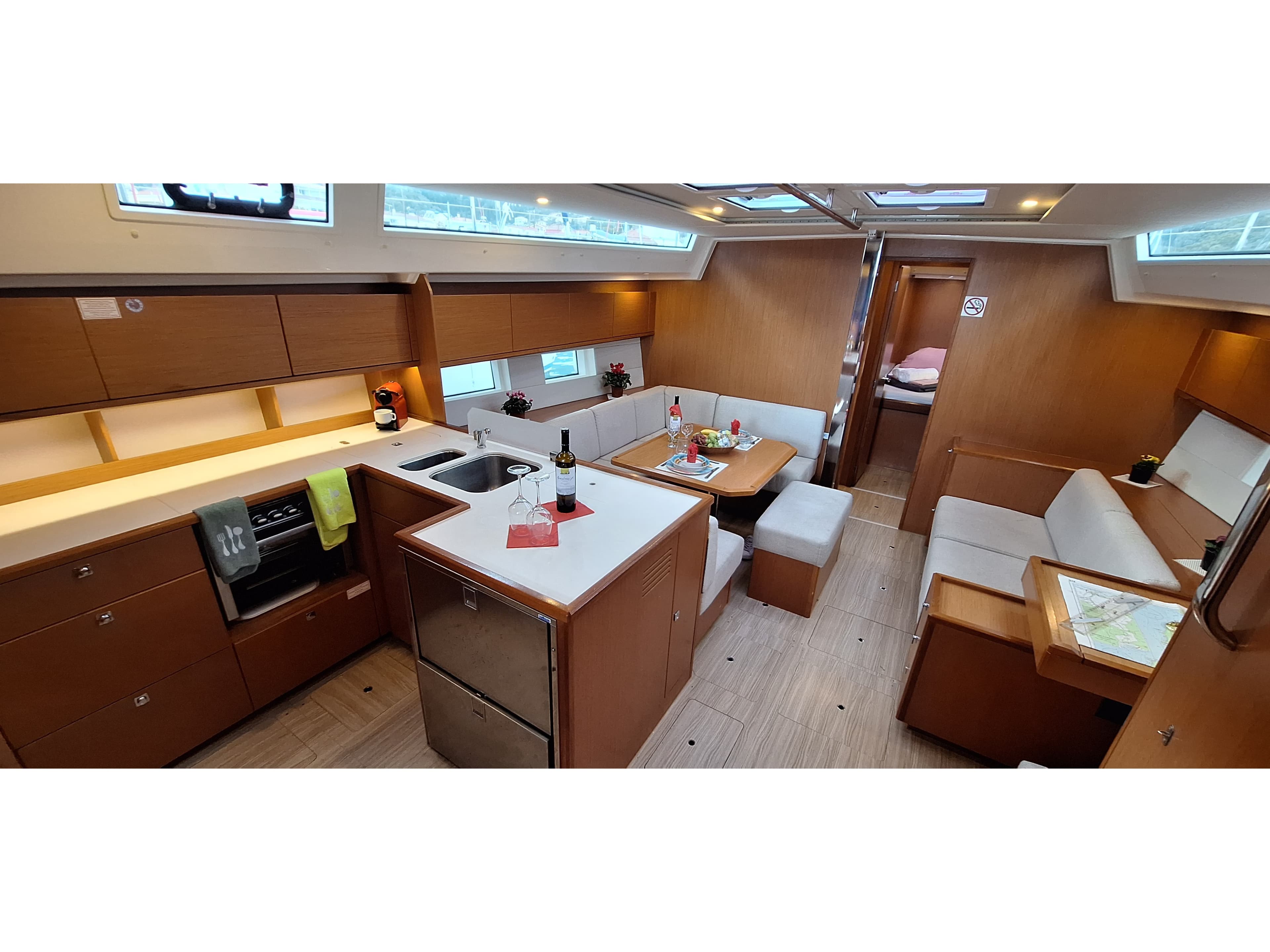 Boat interior