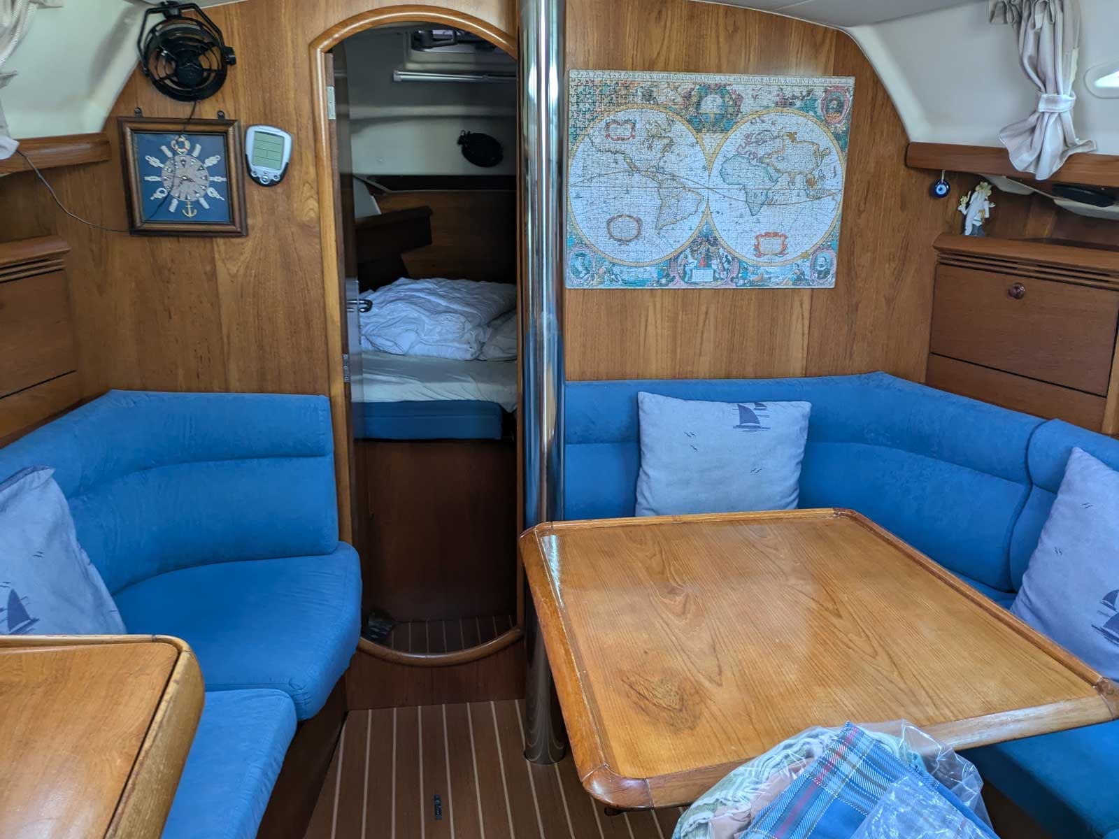 Boat interior