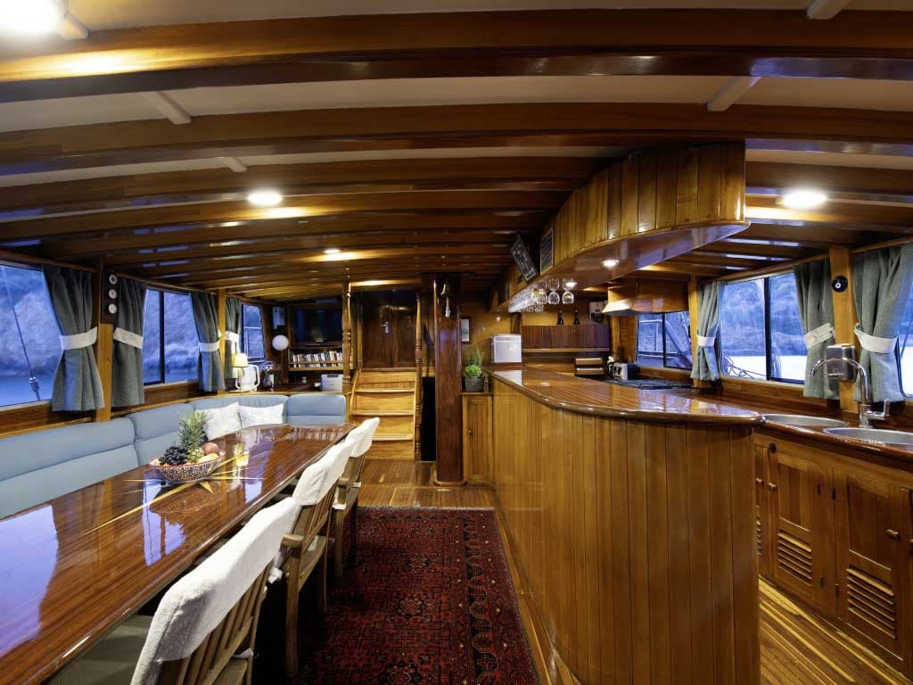 Boat interior