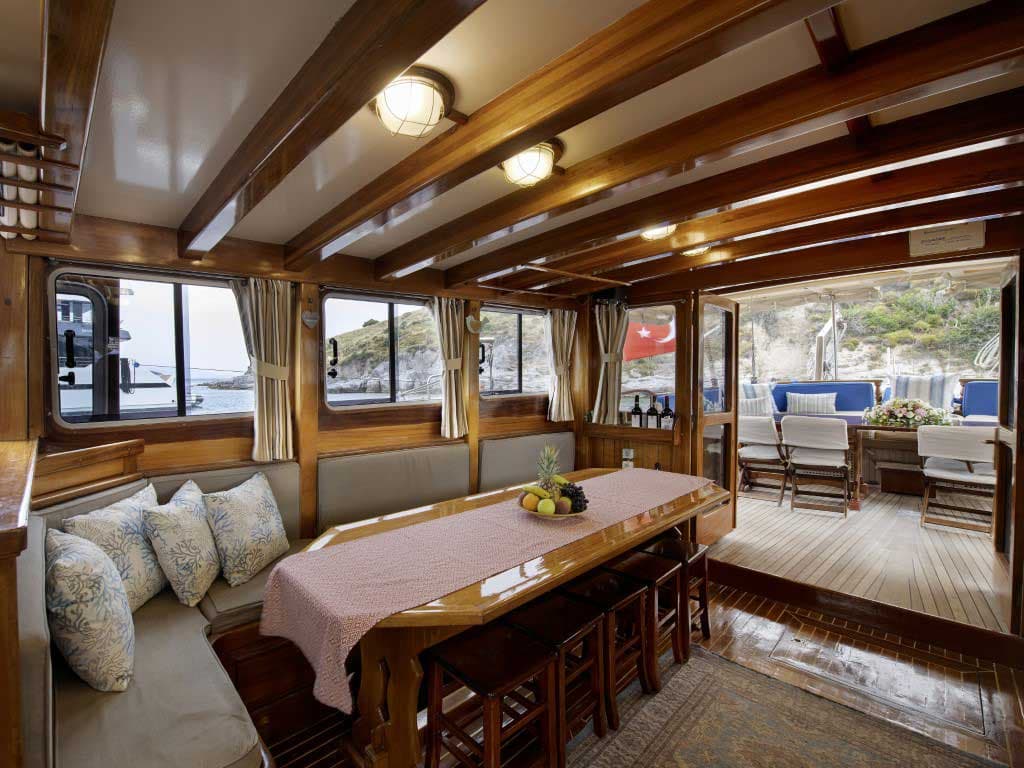 Boat interior